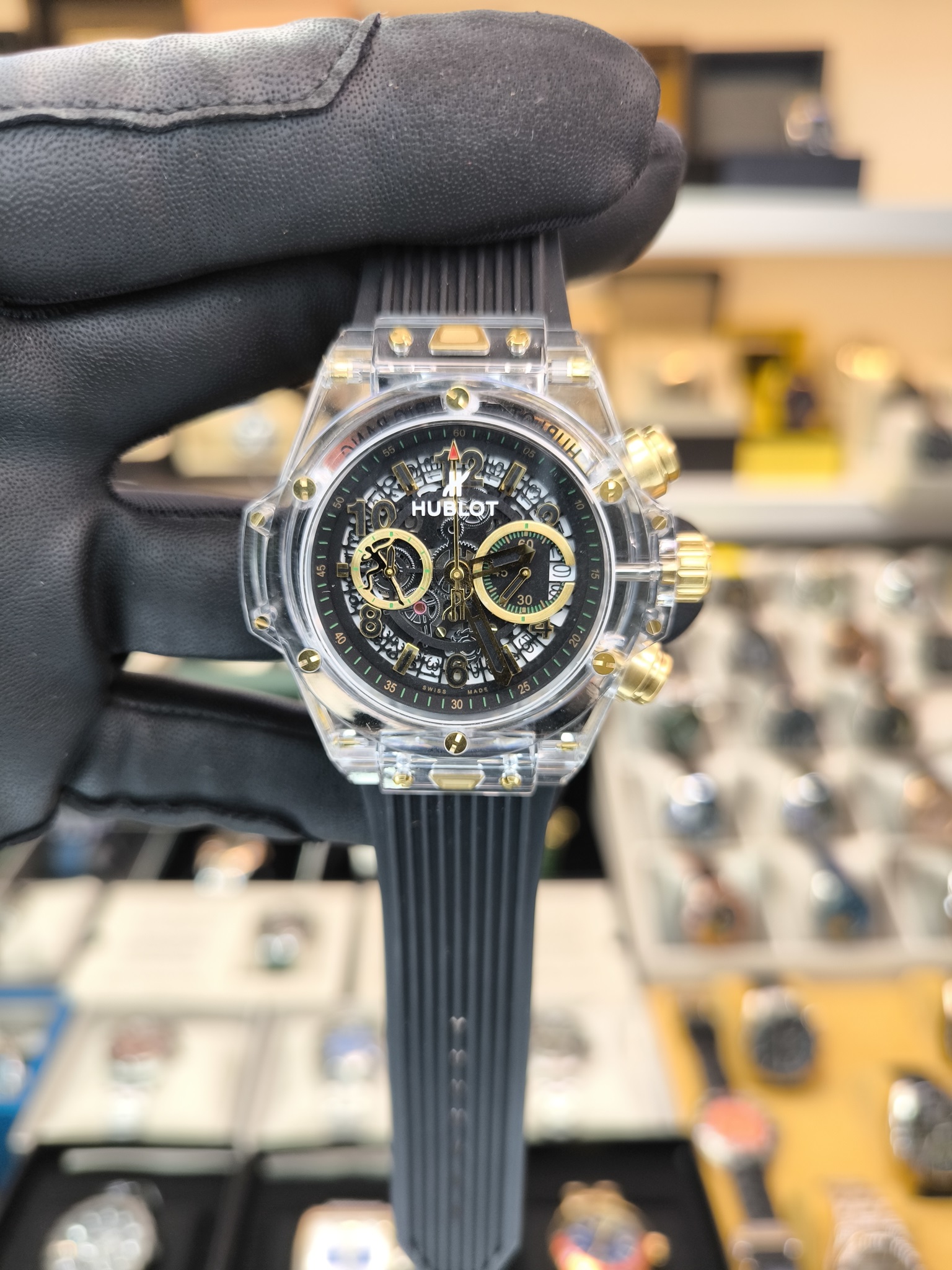 BIG BANG UNICO SAPPHIRE CRONOGRAPH REPLİKA SAAT