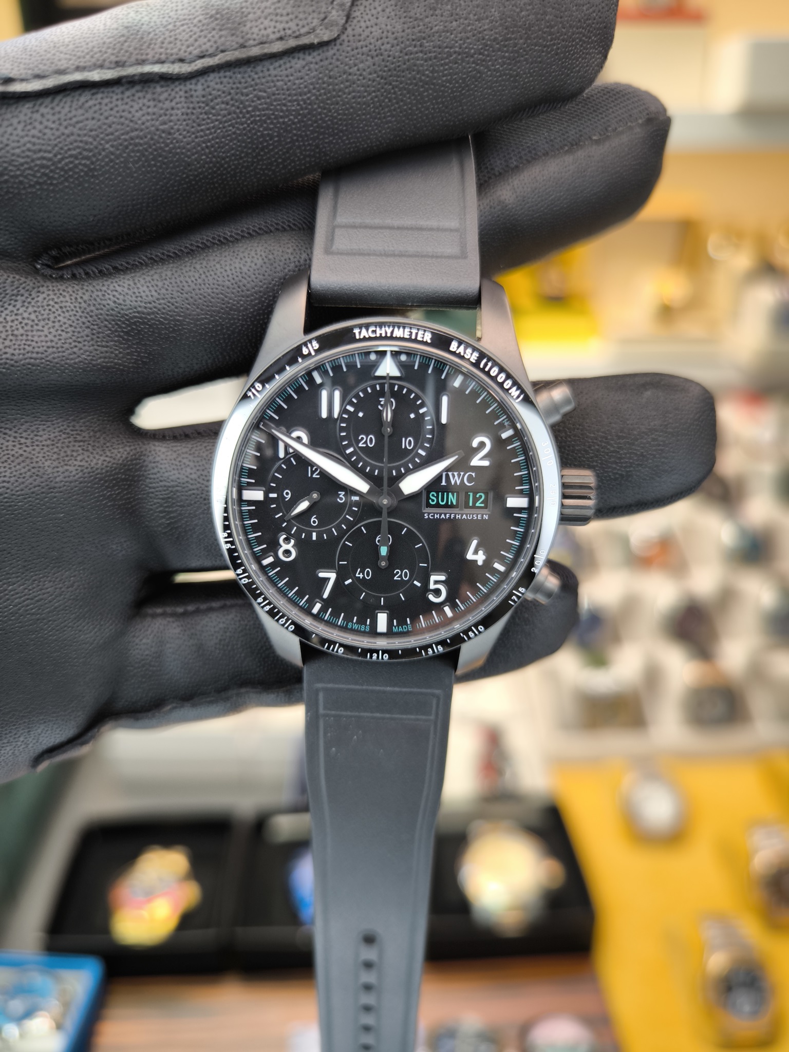 IWC PILOT PERFORMANCE CHRONOGRAPH 41AMG IW388306 ETA SAAT