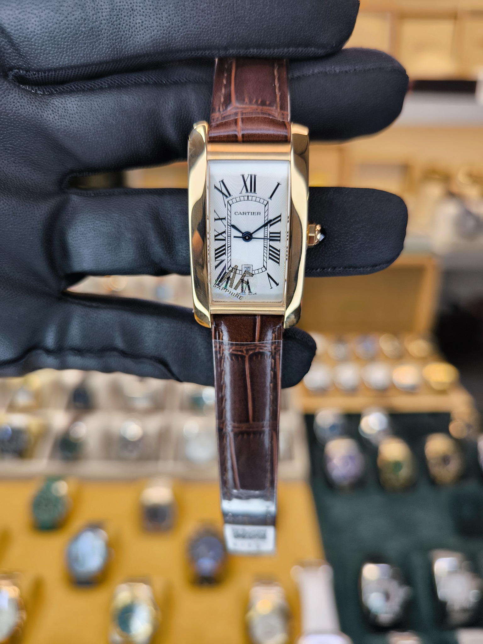CARTIER TANK AMERICAINE ETA SAAT