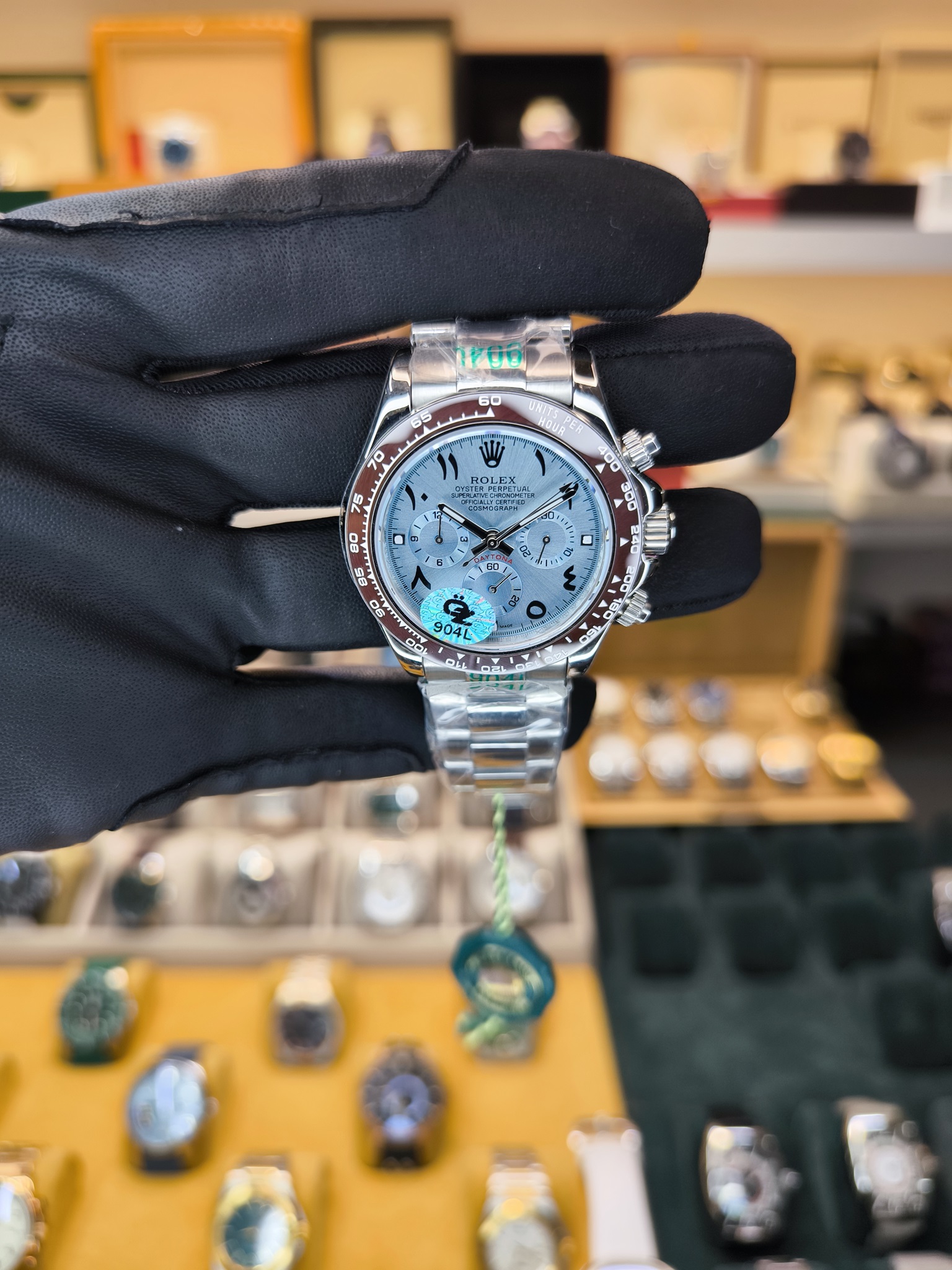 DAYTONA COSMOGRAPH PLATINUM  ARABIC TRANSPARAN KAPAK OTOMATİK