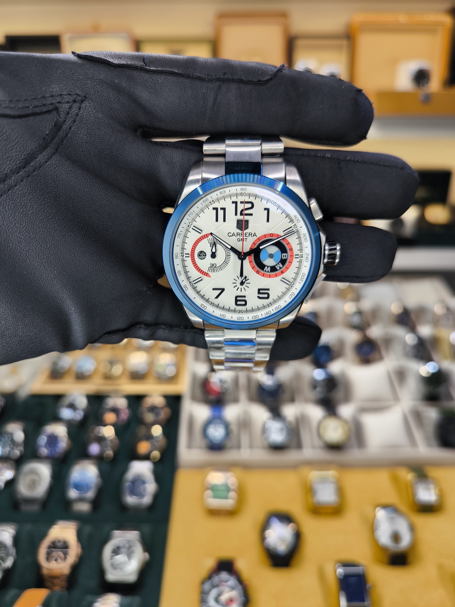 TAG HEUER CARRERA  CAL 1887  BMW POWER LIMITED EDITION CRONOGRAPH