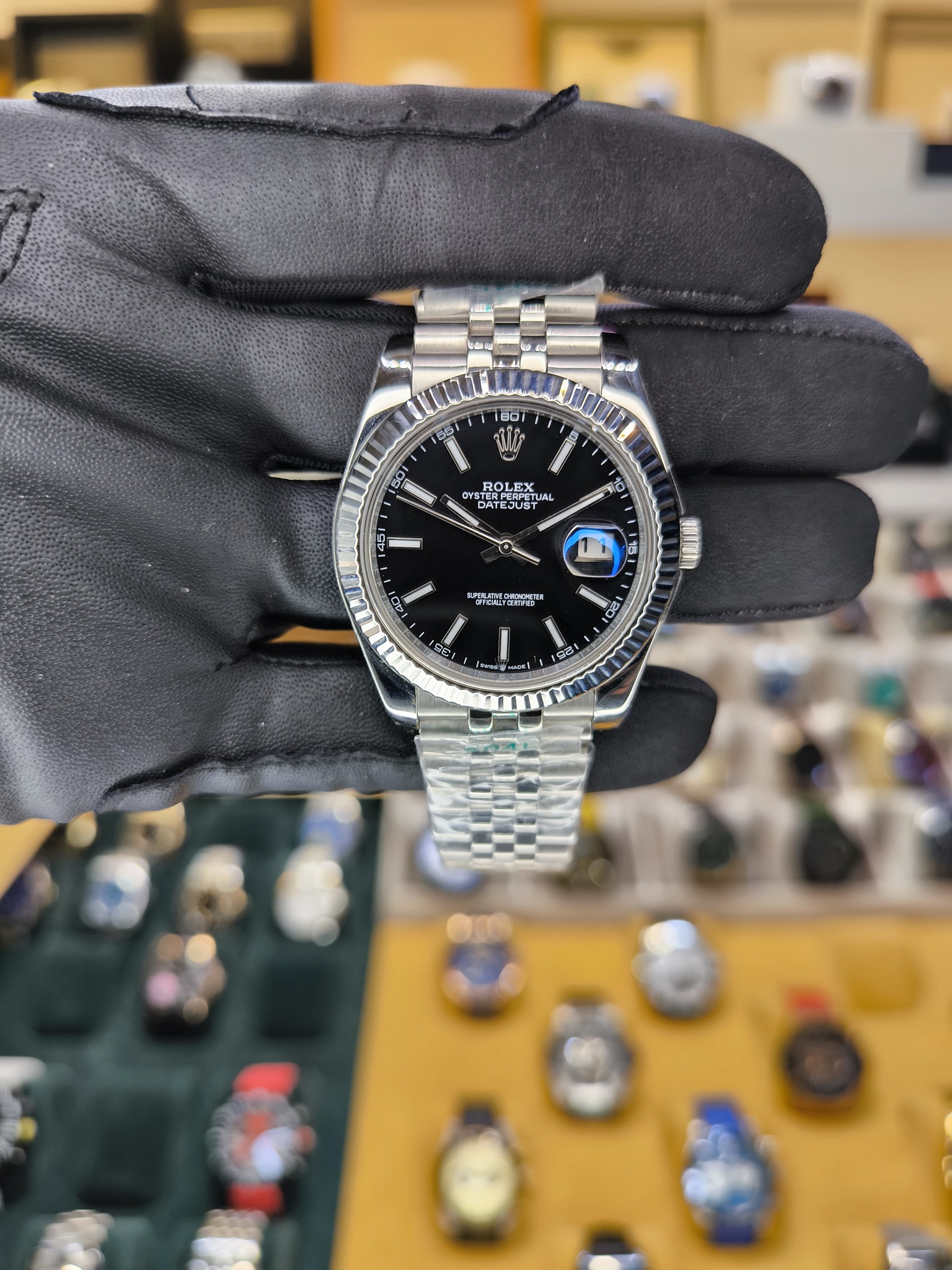 DATEJUST OTOMATİK GÜMÜŞ SİYAH
