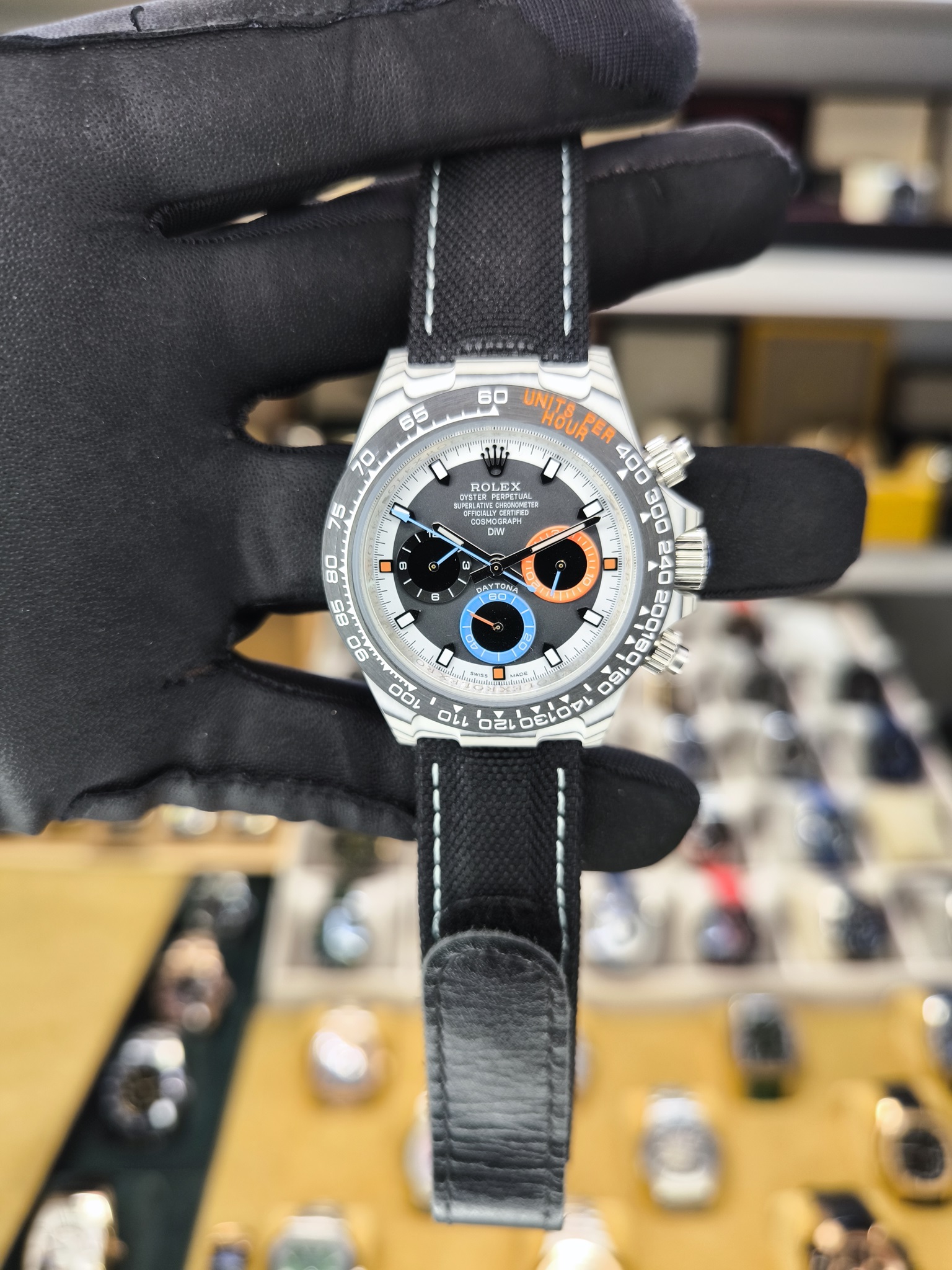 Daytona Diw Carbon Otomatik Replika Saat