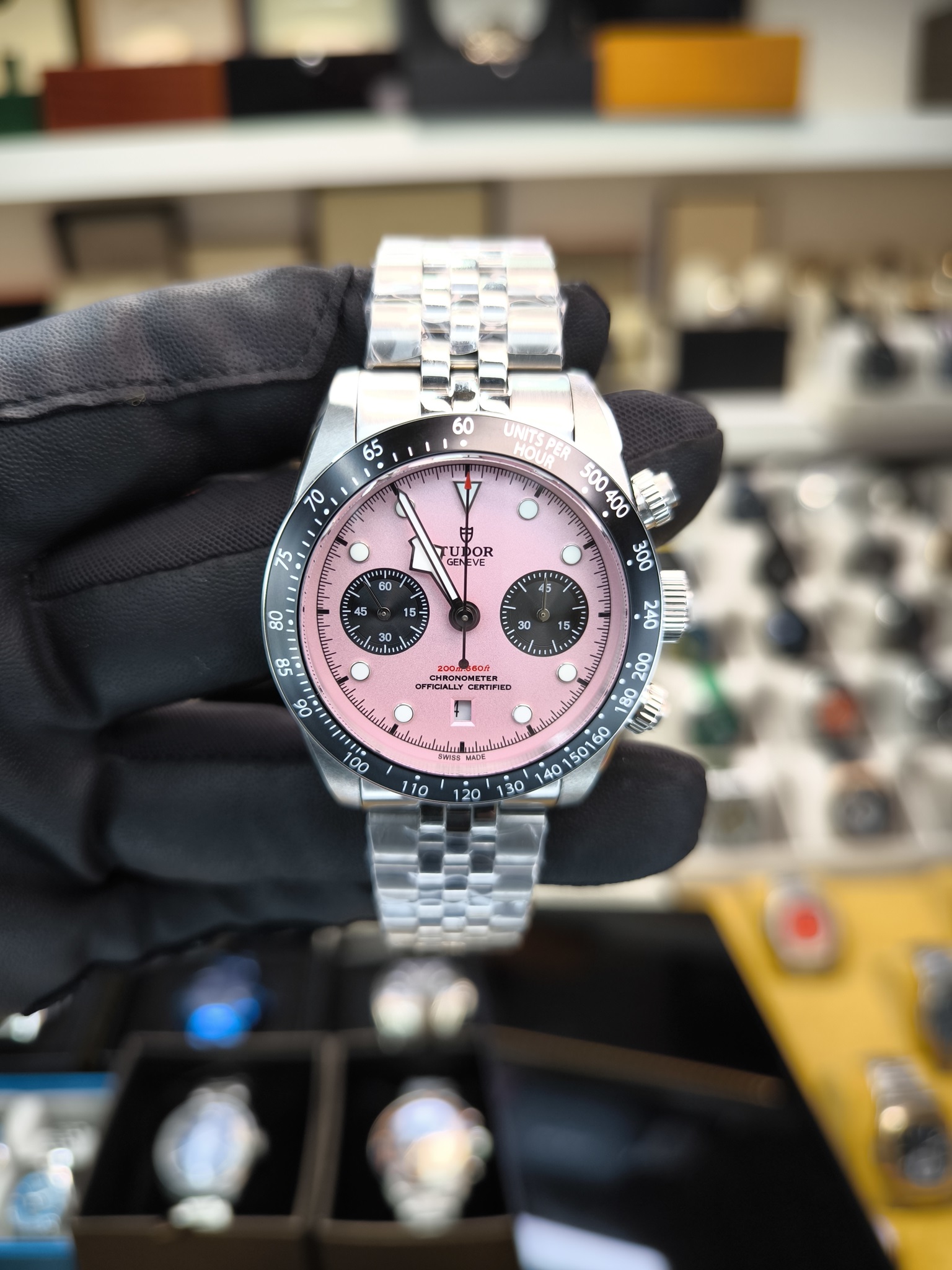 TUDOR BLACK BAY CHRONO PINK JUBILEE ETA SAAT