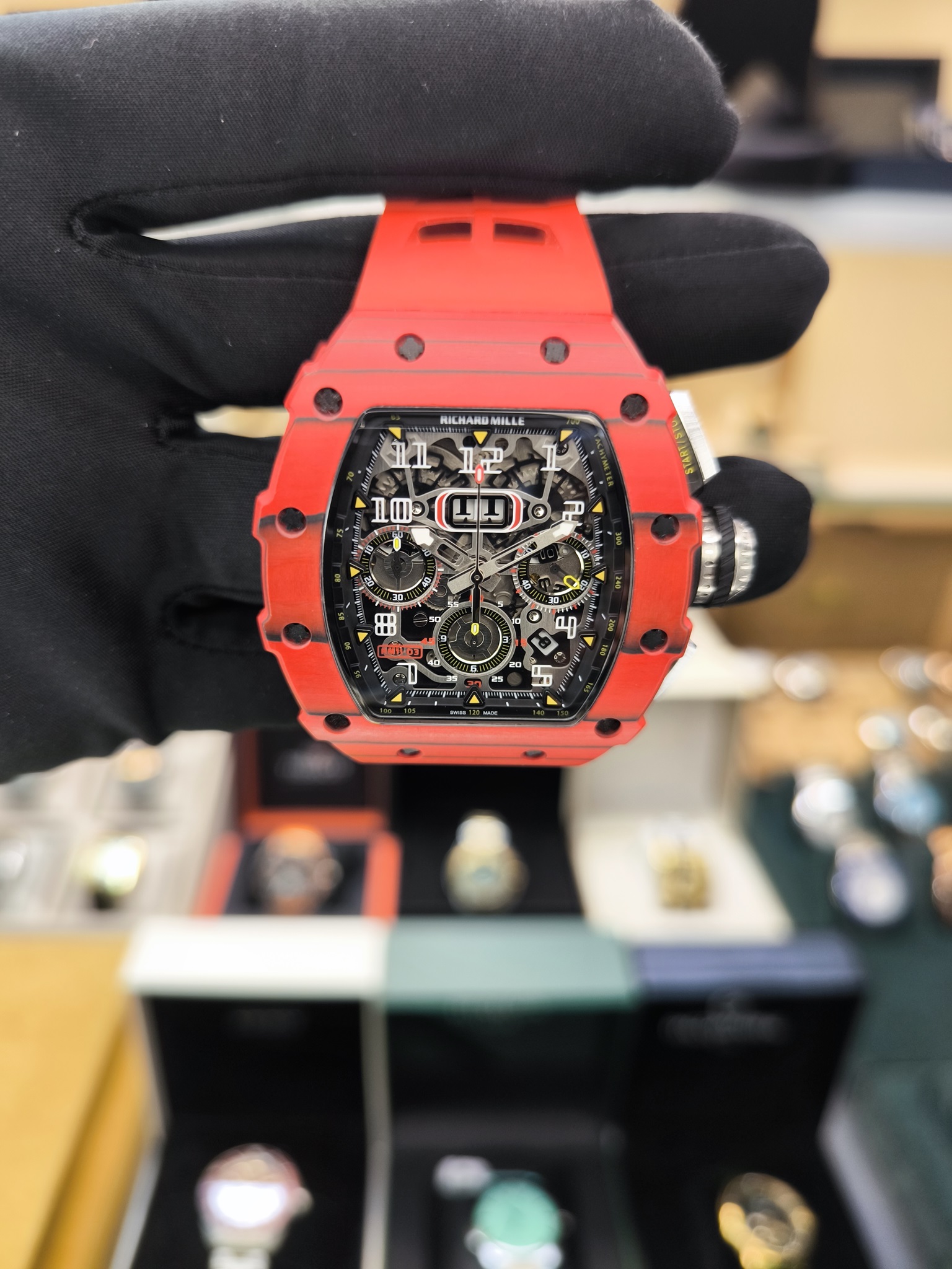 RM11-03 CARBON CHRONOGRAPH ETA SAAT