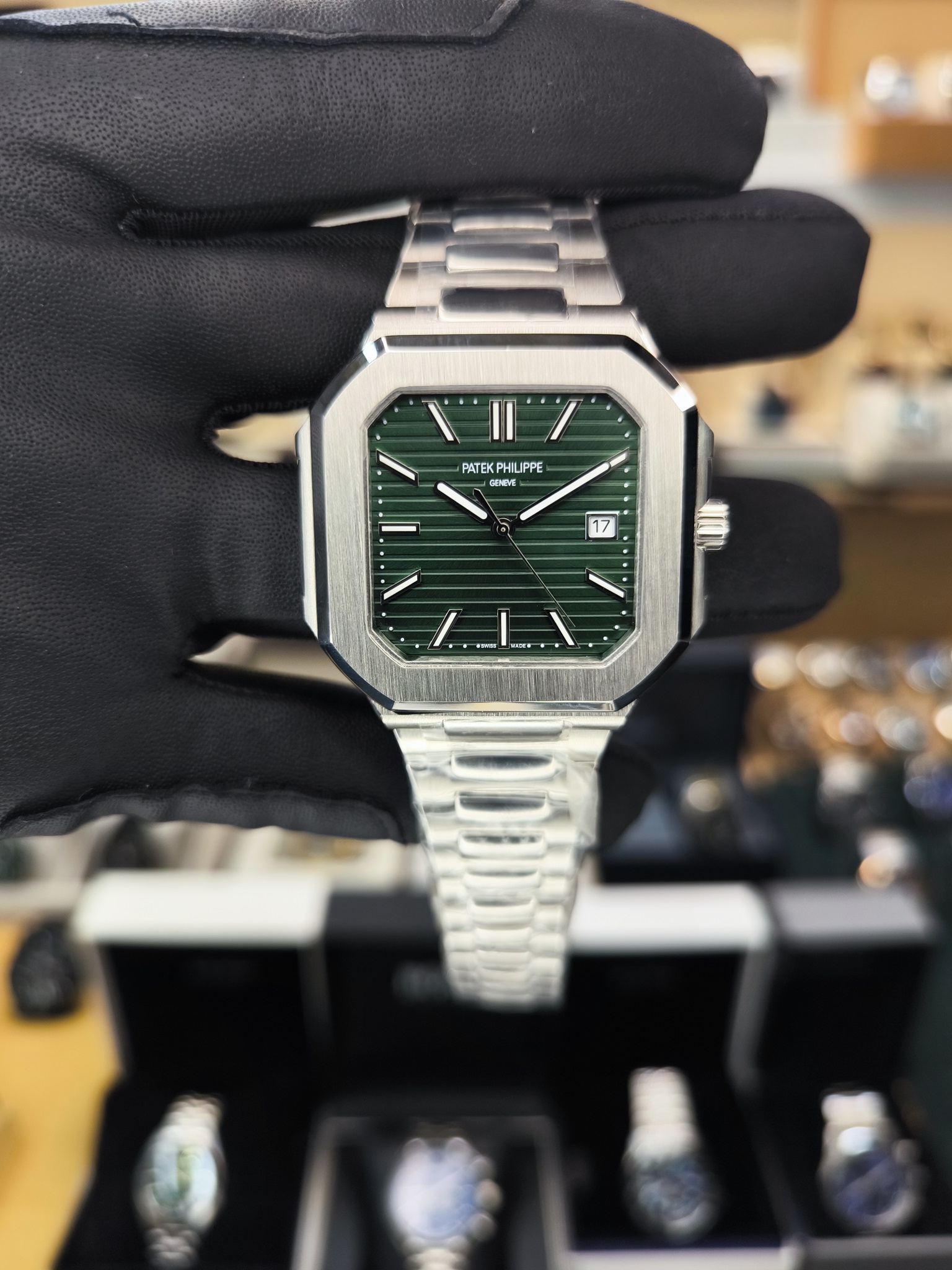CUBITUS 5821 GREEN DIAL REPLIKA SAAT