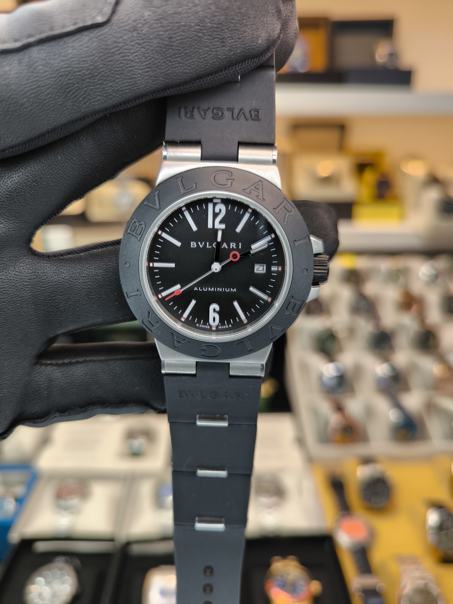 BVLGARI ALUMINIUM OTOMATİK REPLİKA SAAT