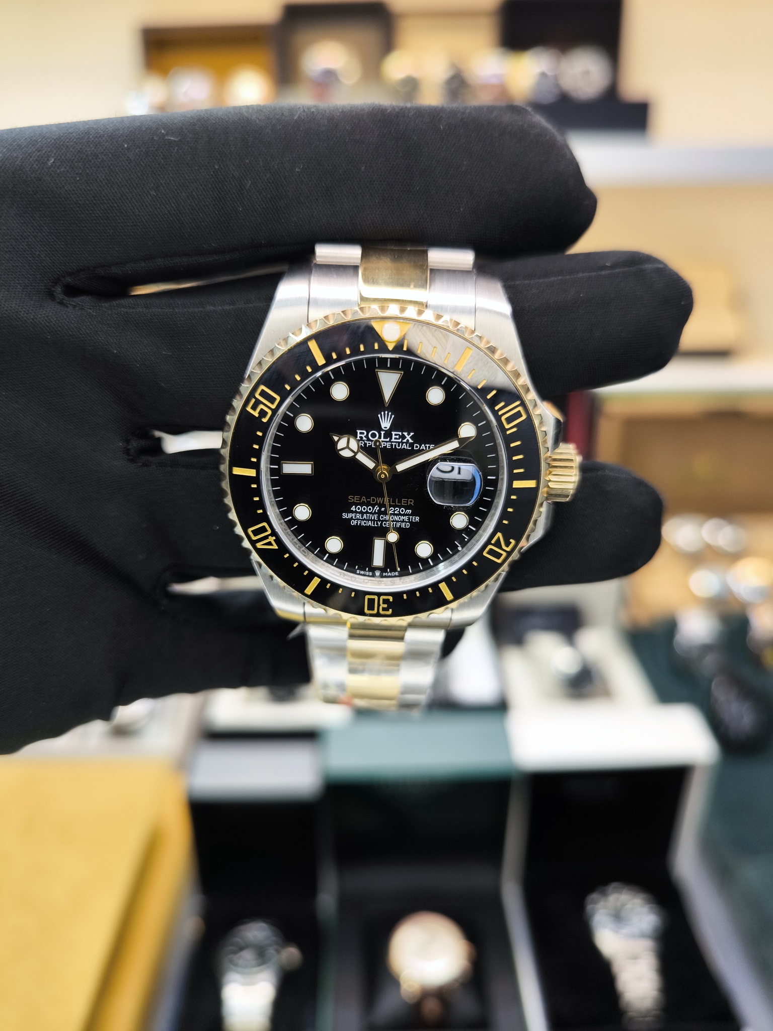 SEA-DWELLER OTOMATİK SILVER GOLD SİYAH