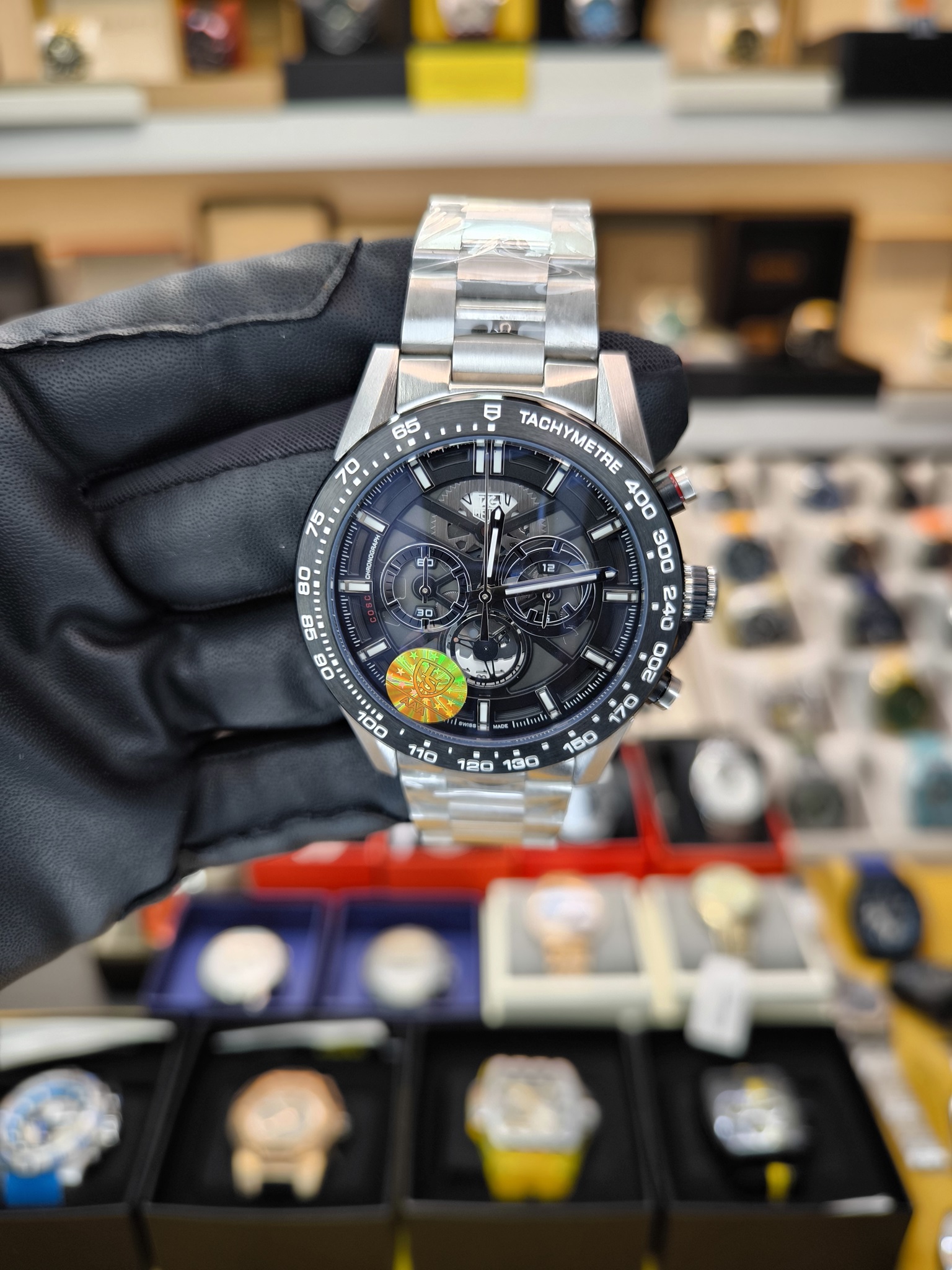 TAG HEUER CARRERA  CAL 02T CRONOGRAPH