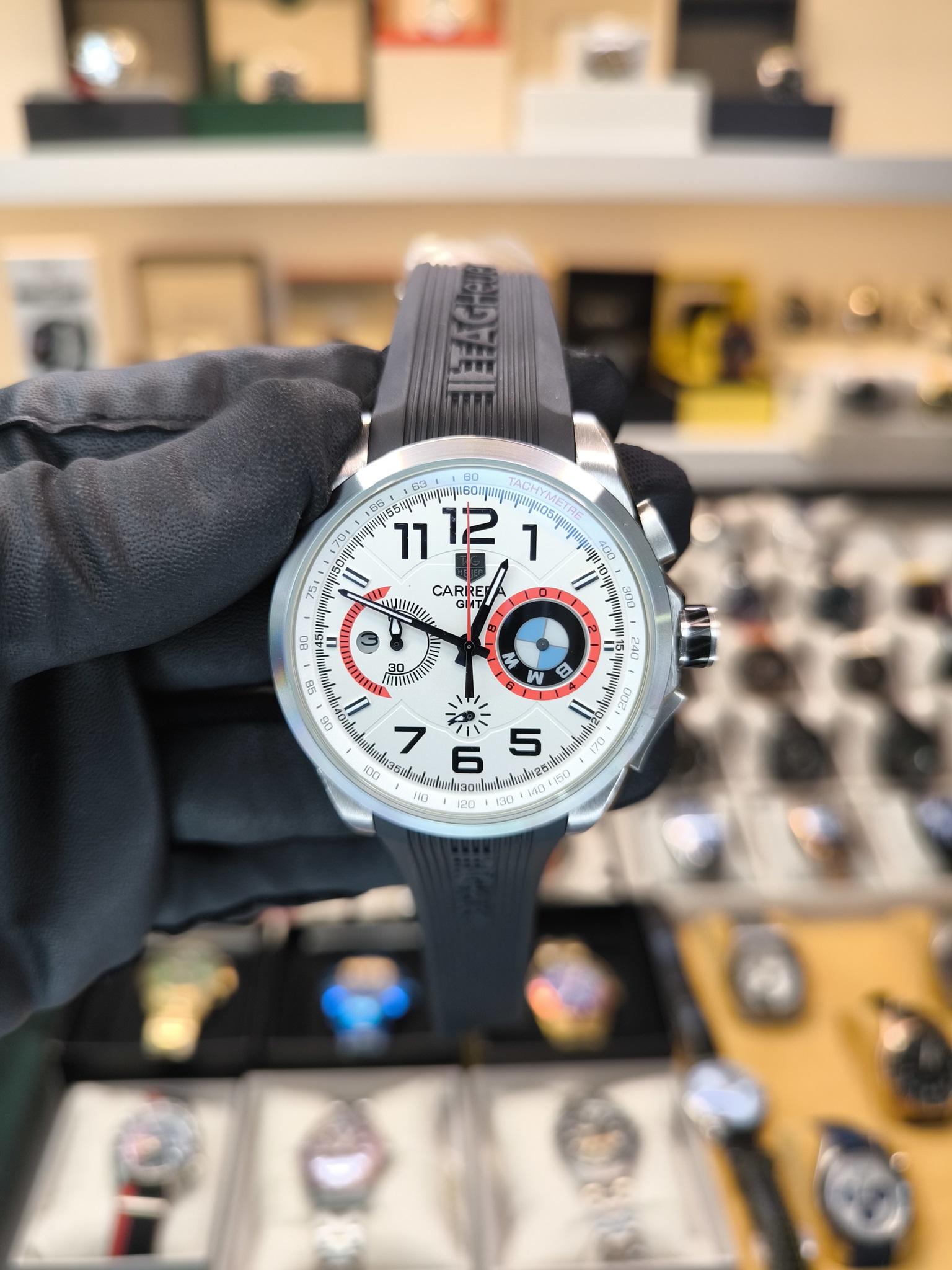 TAG HEUER CARRERA  CAL 1887  BMW POWER LIMITED EDITION CRONOGRAPH REPLİKA SAAT
