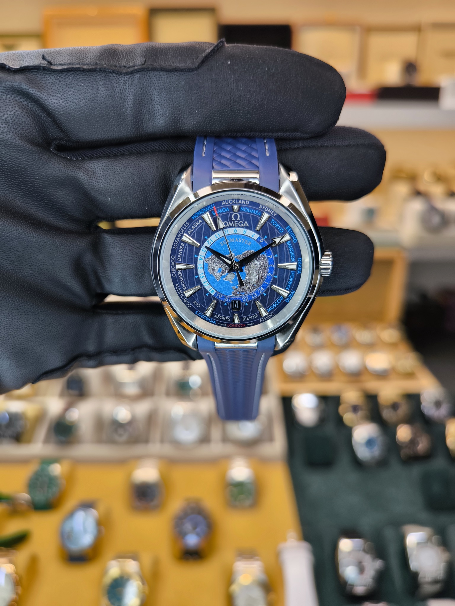 OMEGA SEAMASTER AQUA TERRA 150 WORLD TIMER REPLİKA SAAT