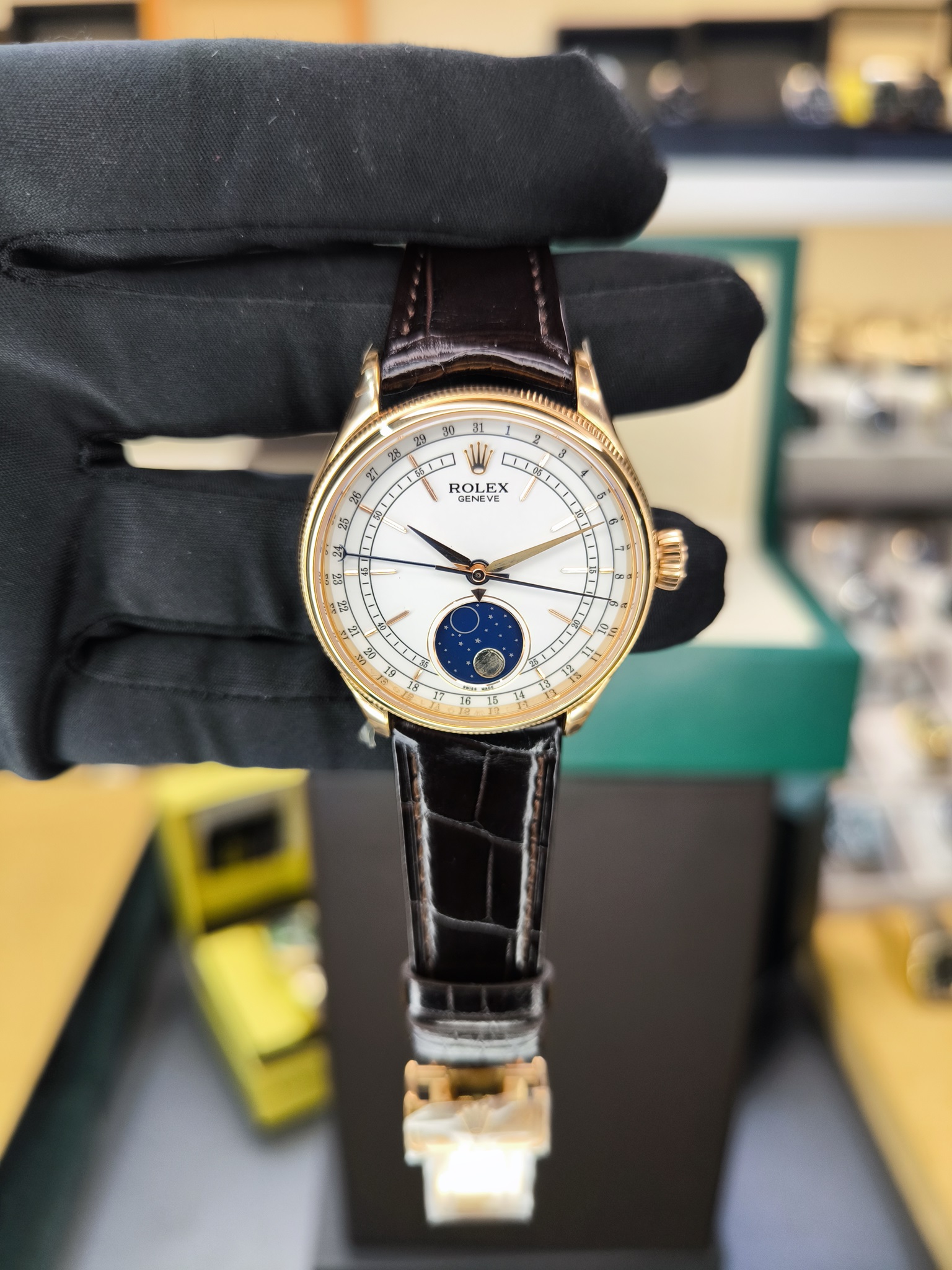 ROLEX CELLINI MOONPHASE EVEROSE 50535 ETA SAAT