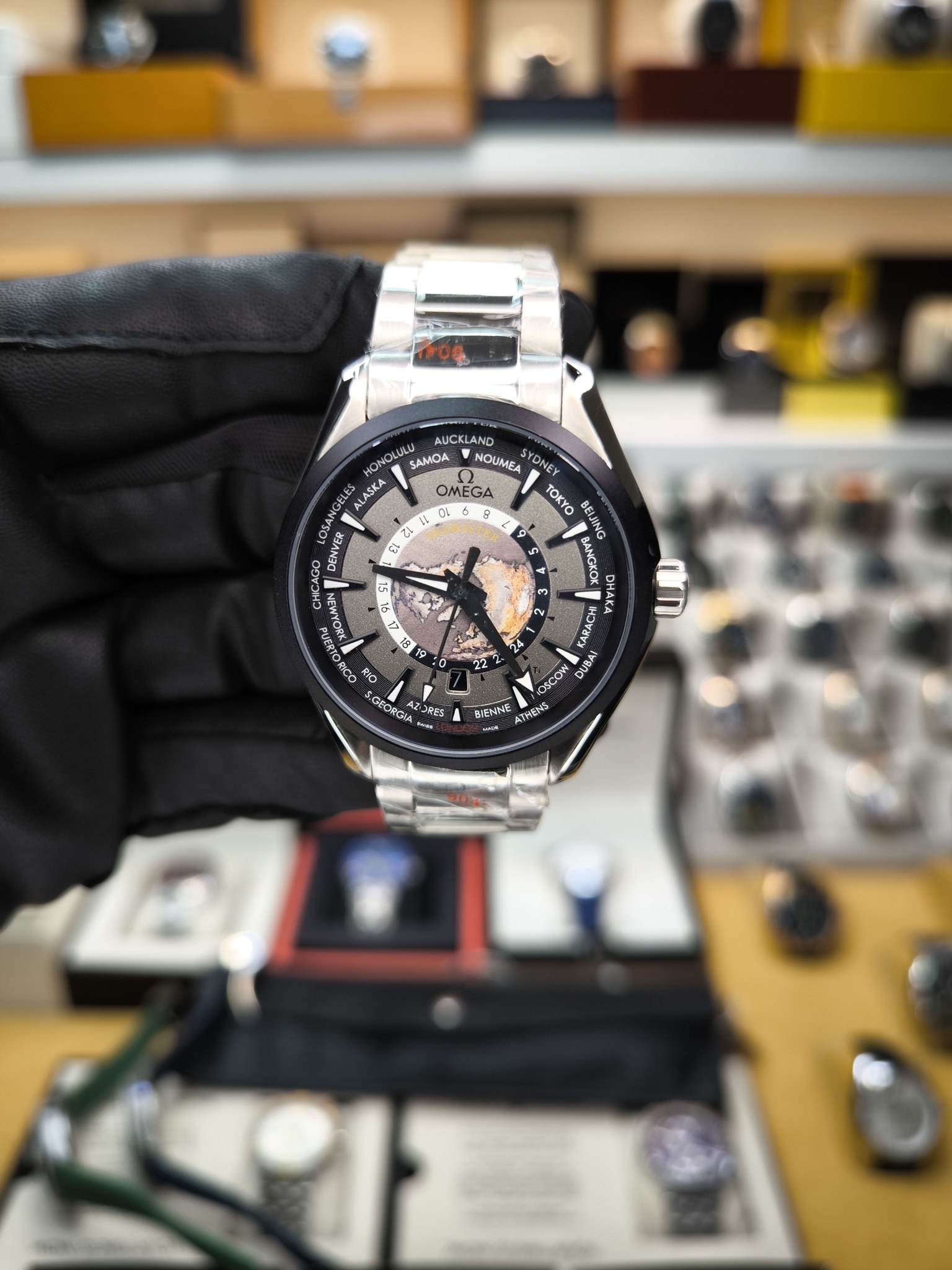OMEGA SEAMASTER AQUA TERRA 150 WORLD TIMER