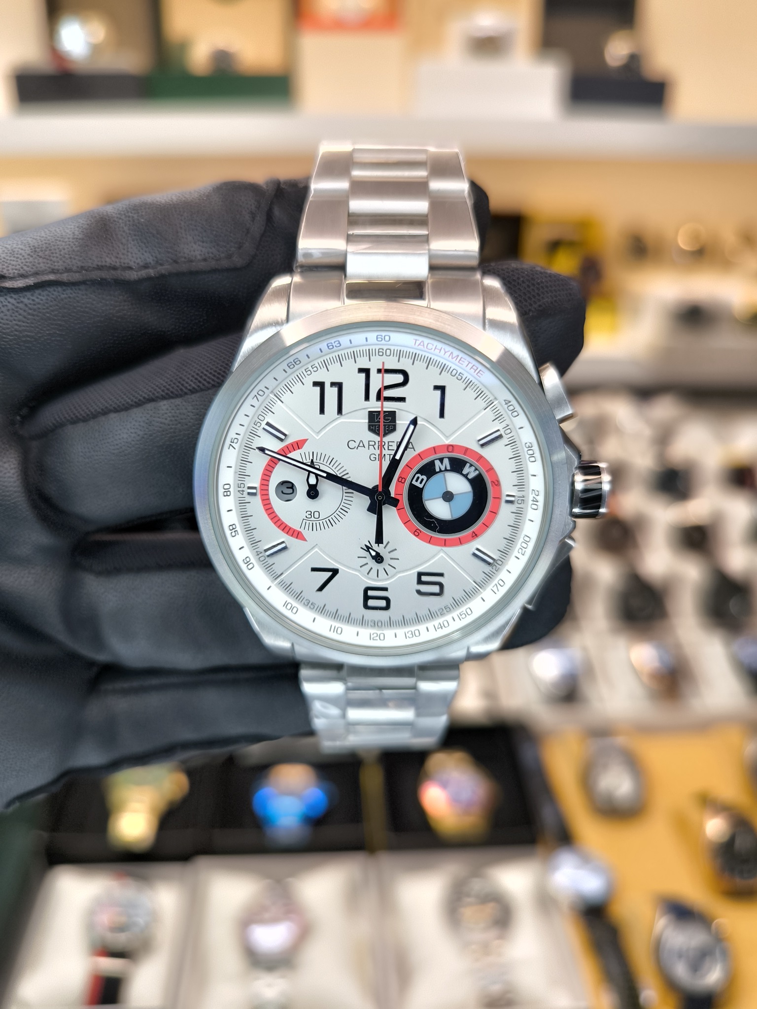 TAG HEUER CARRERA  CAL 1887  BMW POWER LIMITED EDITION CRONOGRAPH