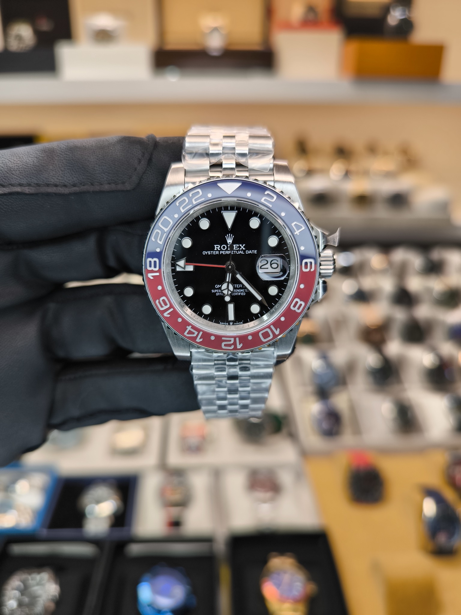 GMT-MASTER II OTOMATİK MINJU PEPSI BEZEL JUBILE REPLİKA SAAT