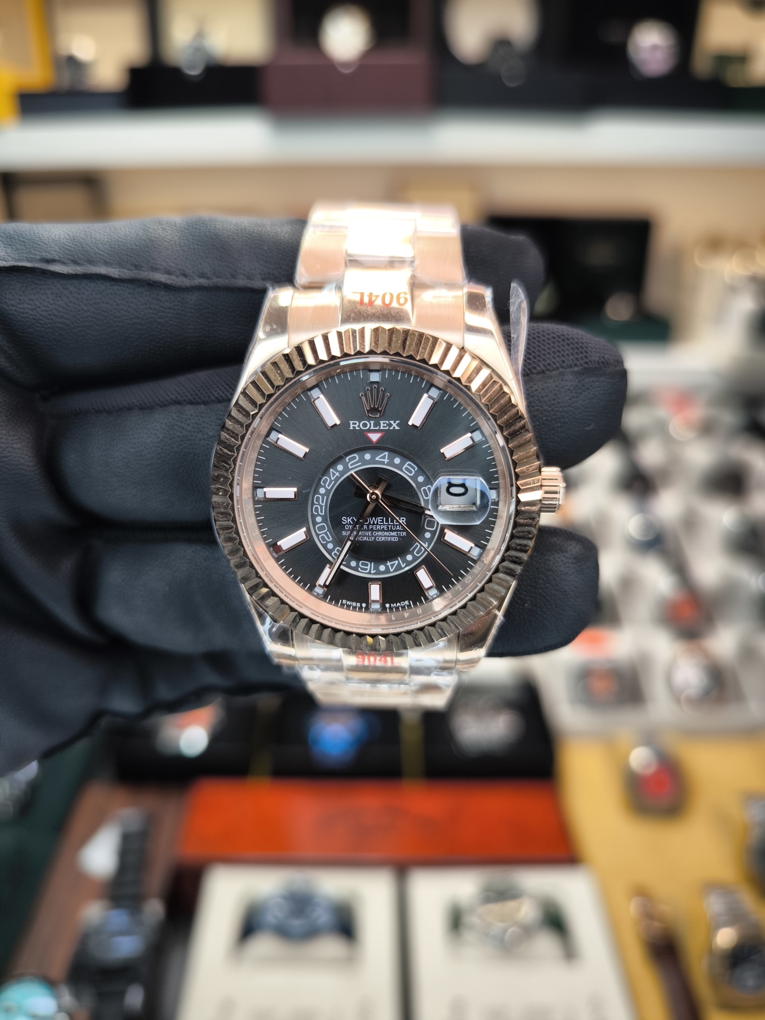SKY-DWELLER OTOMATİK ROSE SİYAH