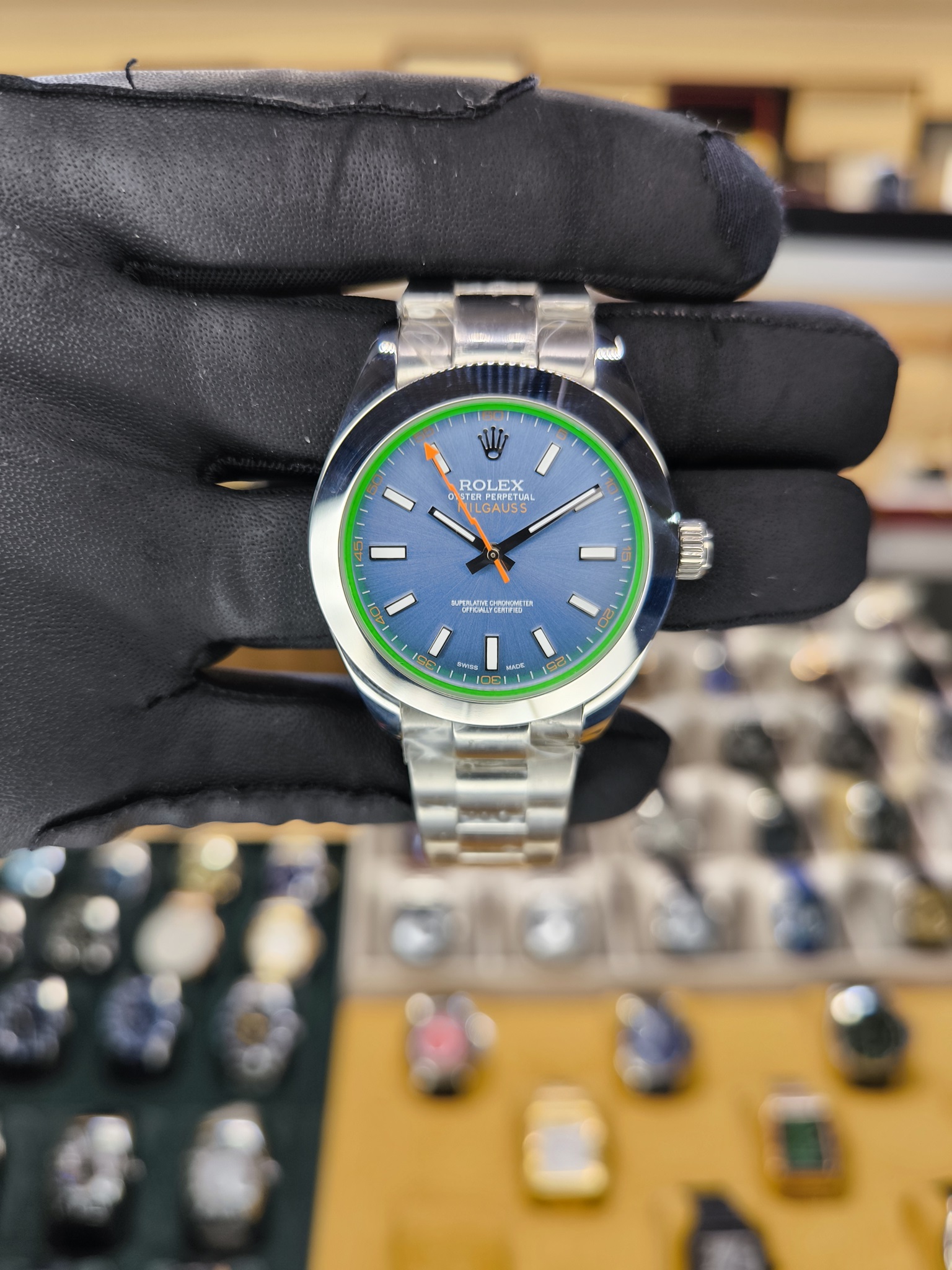 ROLEX MILGAUSS 116400GV LC100 ETA SAAT