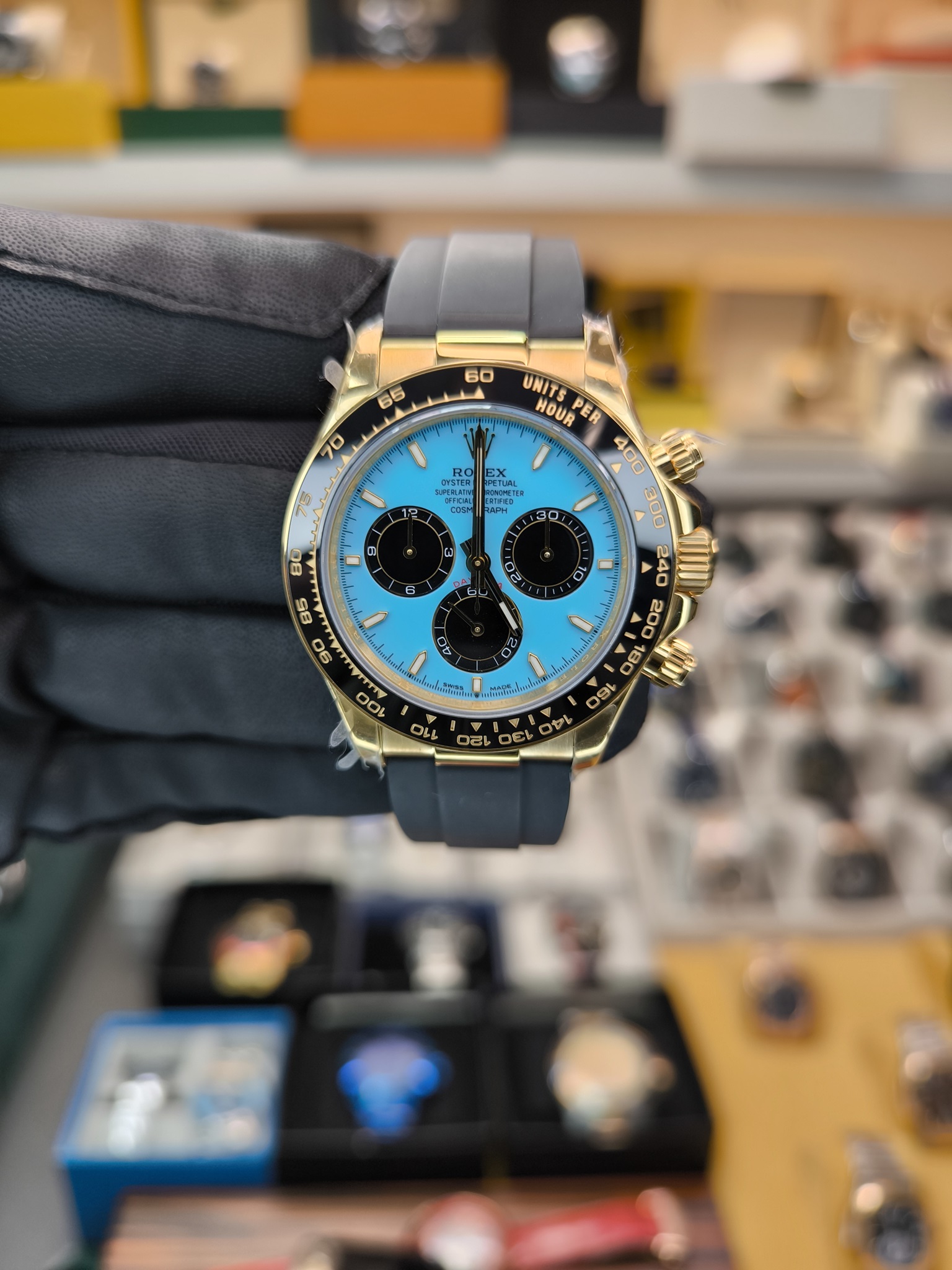 DAYTONA PANDA EWE FACTORY 126518 TURQUOISE ETA SAAT