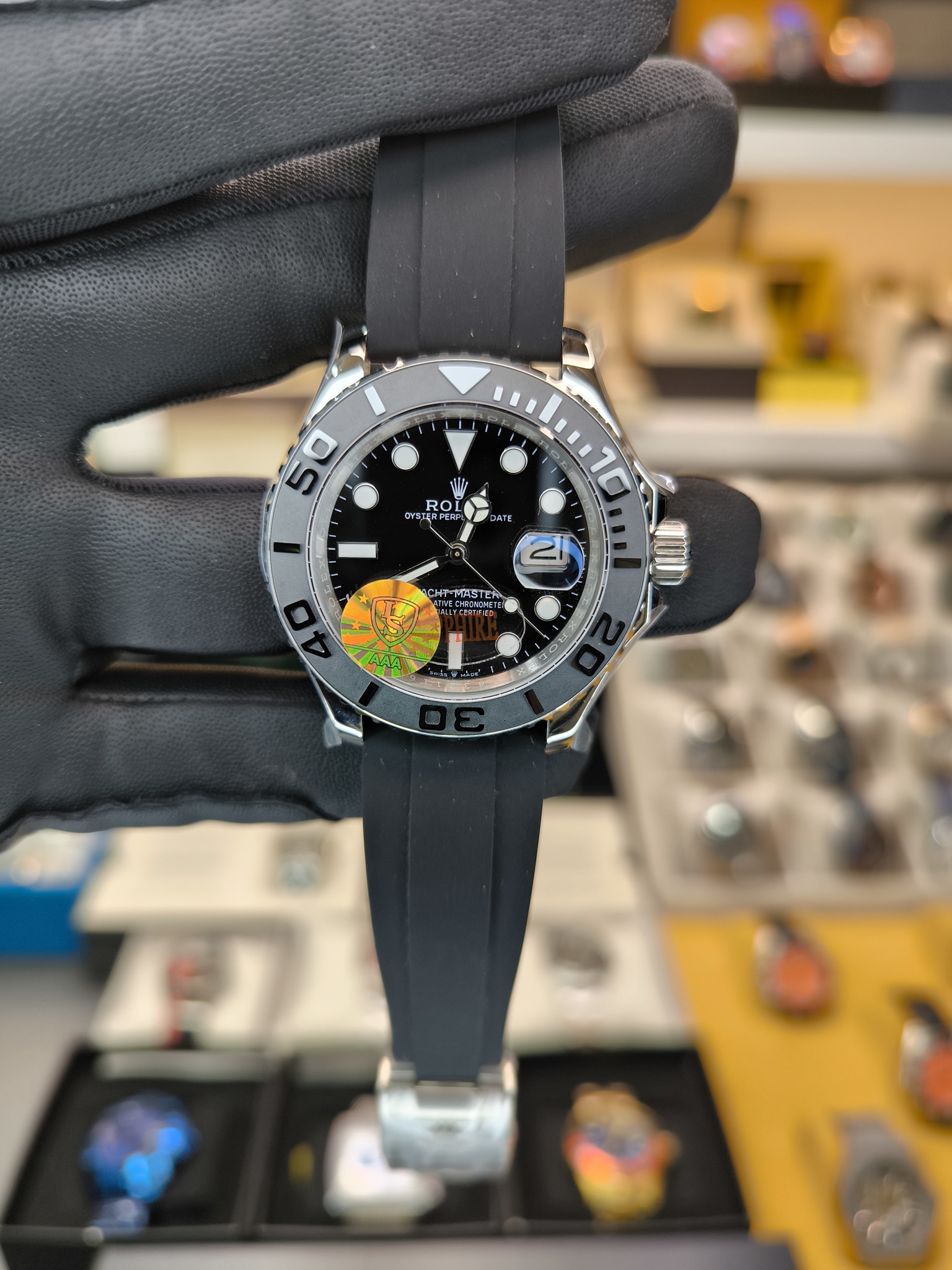 YACHT MASTER OTOMATİK SİYAH