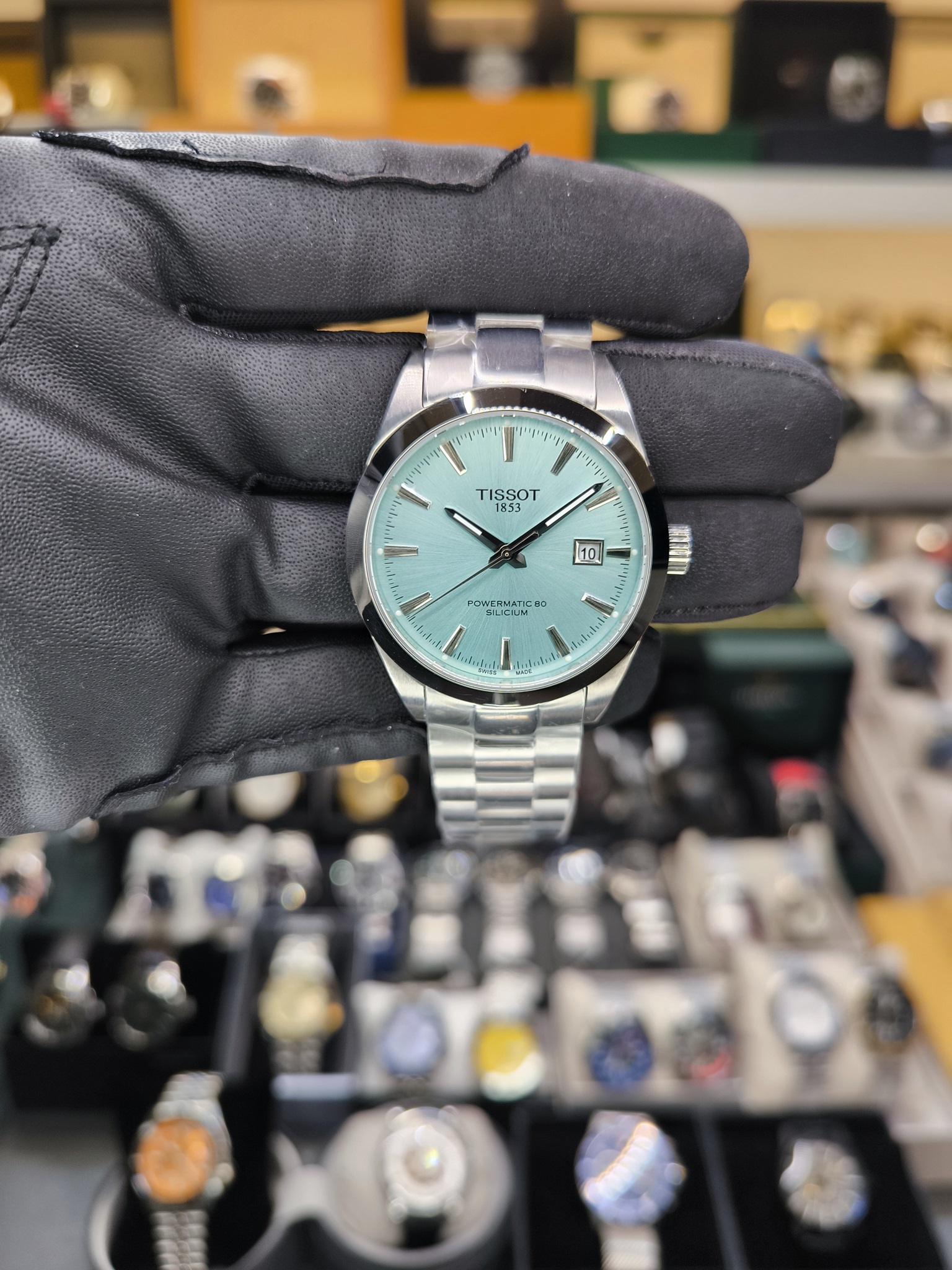 TISSOT GENTLEMAN ICE BLUE T1274071135100 REPLİKA SAAT