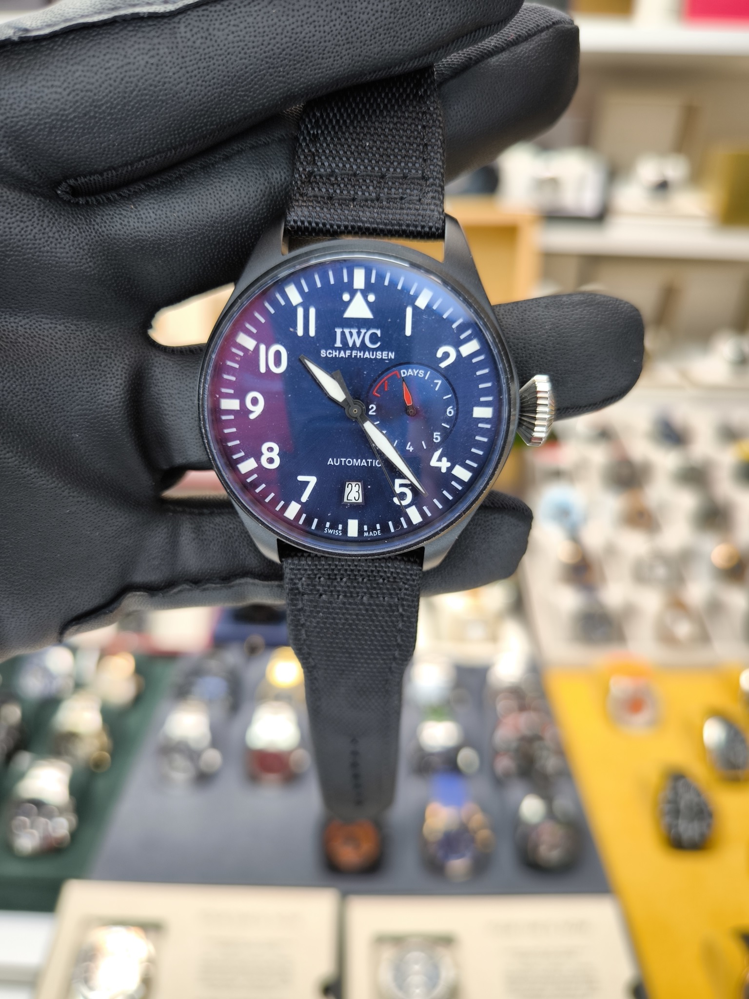 IWC  SCHAFFHAUSEN BIG PILOT AUTOMATIC TOURBILLON