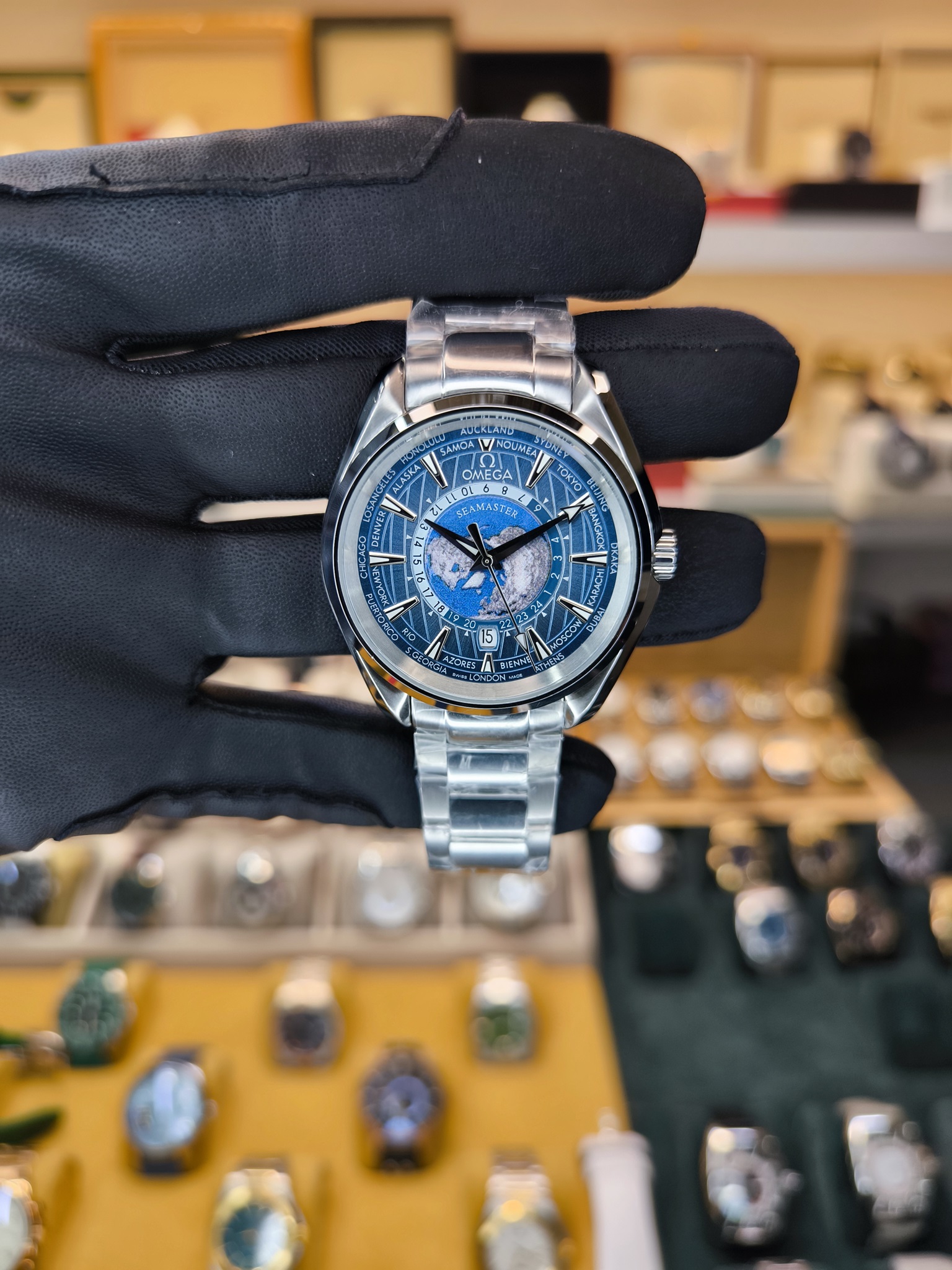 OMEGA SEAMASTER AQUA TERRA 150 WORLD TIMER REPLİKA SAAT