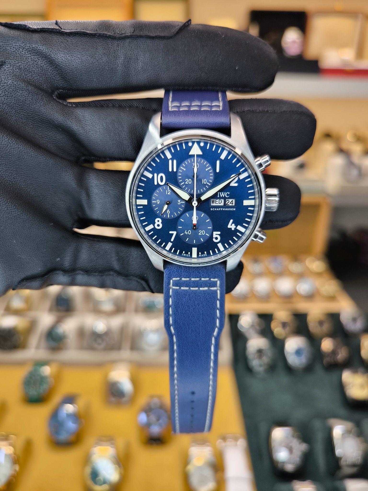 IWC PILOT'S WATCH CHRONOGRAPH IW378001 ETA SAAT
