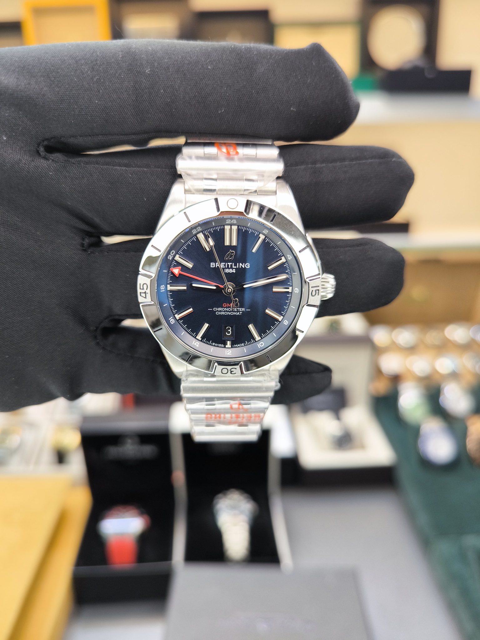 BREITLING CHRONOMAT AUTOMATIC GMT 40mm A32398101C1A1 ETA SAAT