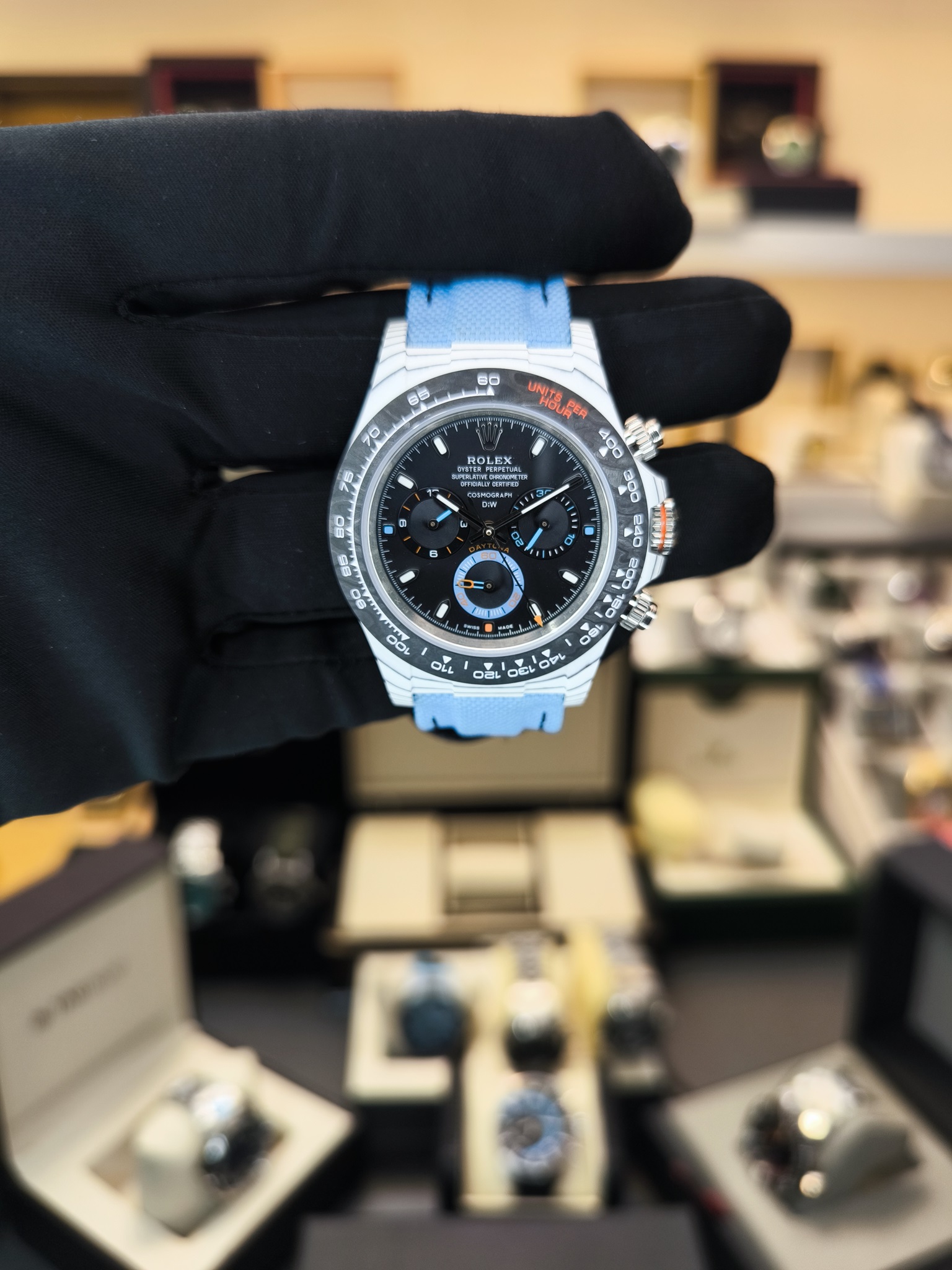 ROLEX DAYTONA PPM REDMOND CARBON CHRONOGRAPH ETA SAAT