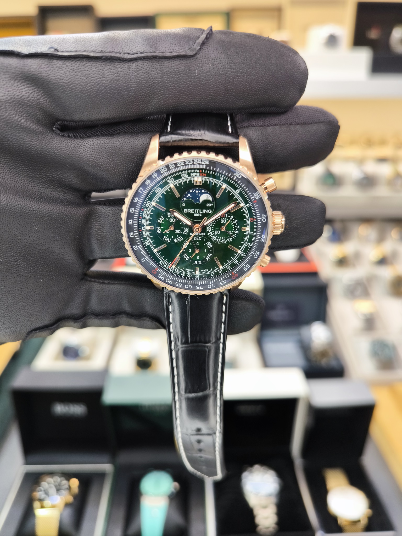 NAVITIMER MOONPHASE OTOMATİK ETA KASA REPLİKA SAAT