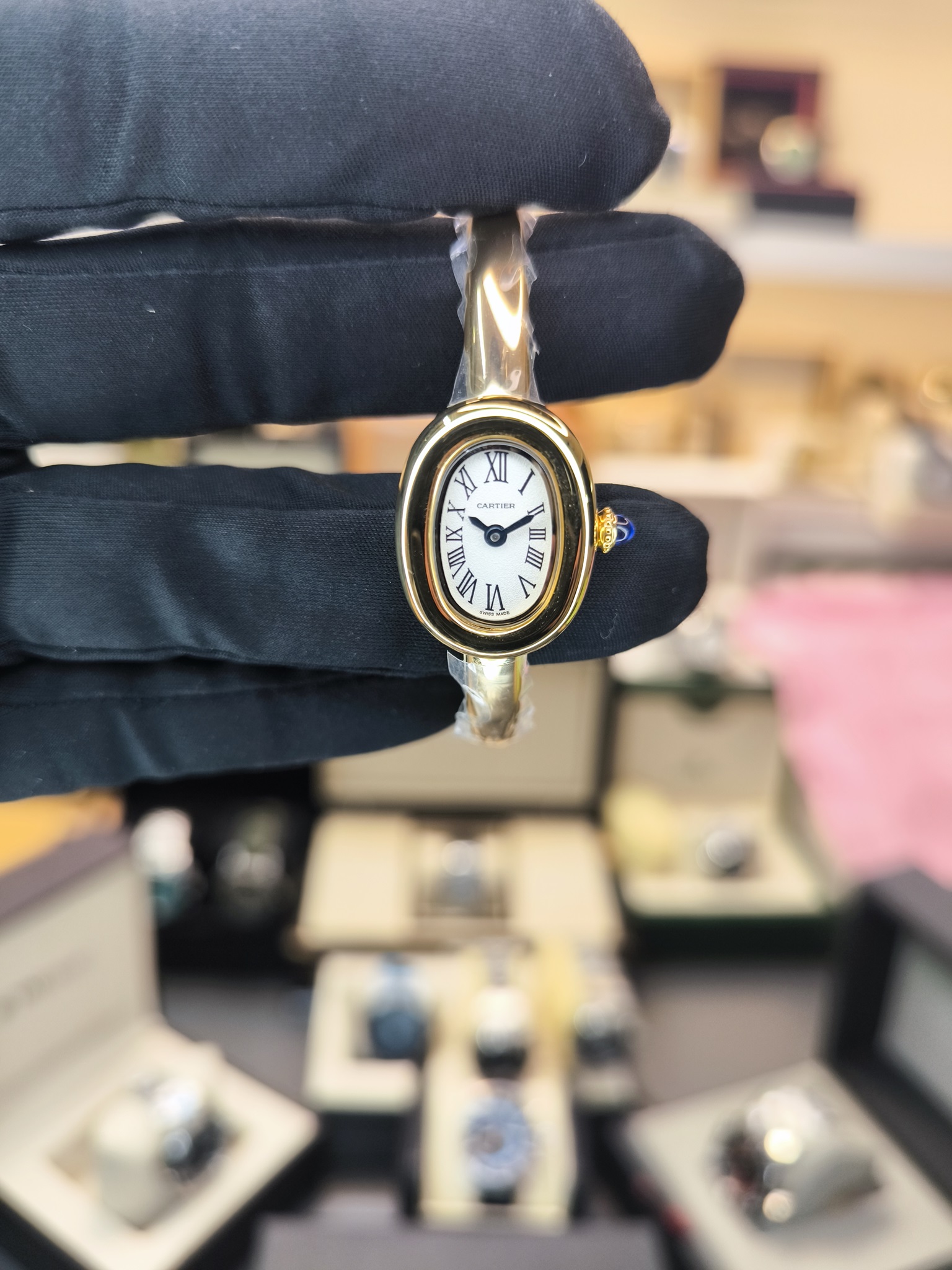 CARTIER Baignoire Small Kadın Replika Saat