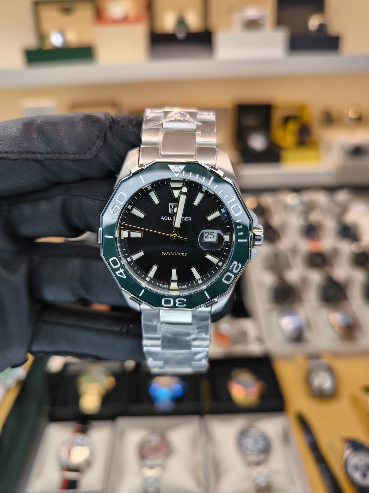 TAG HEUR AQUARACER SPRINGBOKS OTOMATİK REPLİKA SAAT