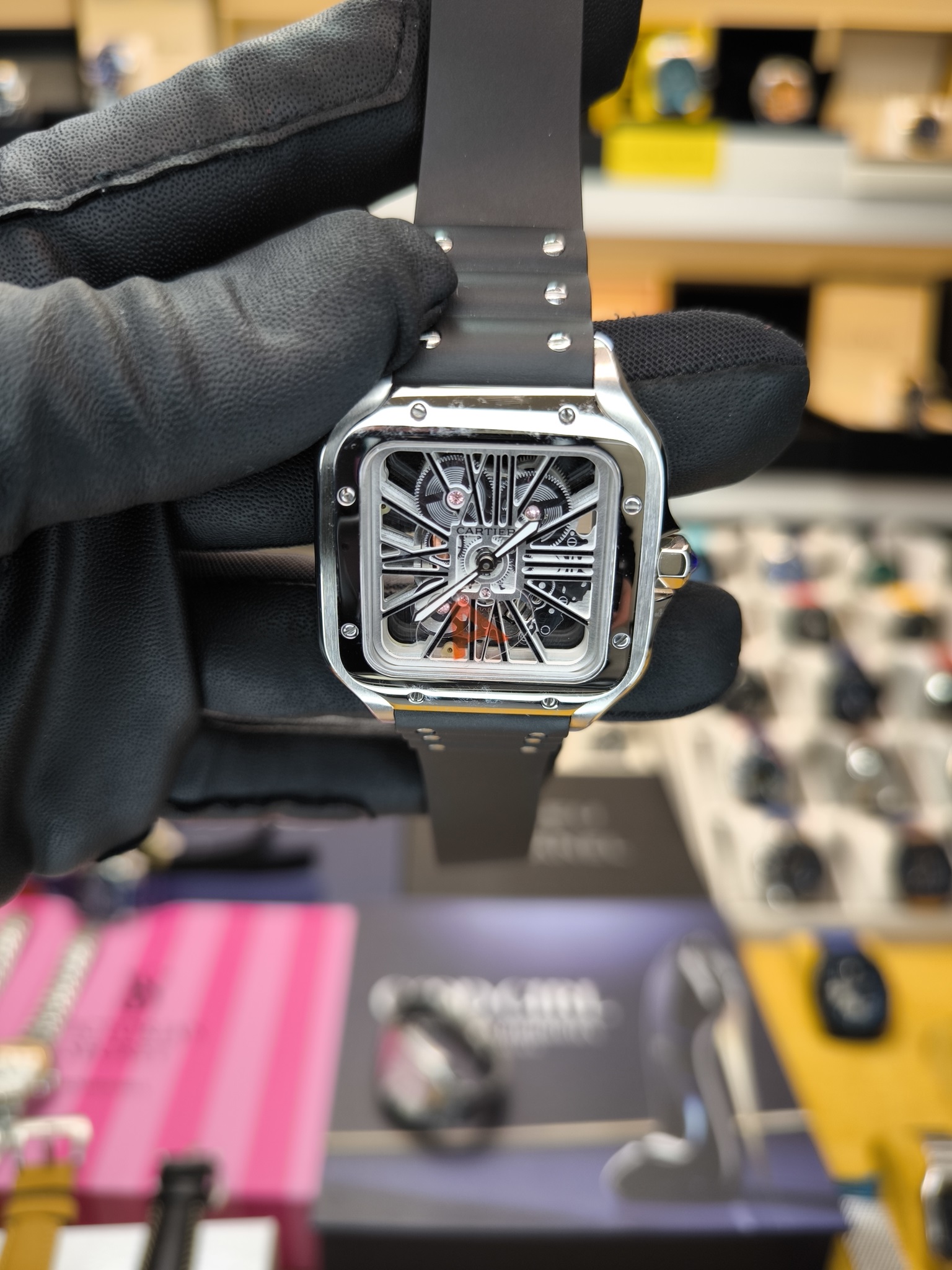 SANTOS DE CARTIER SKELETON