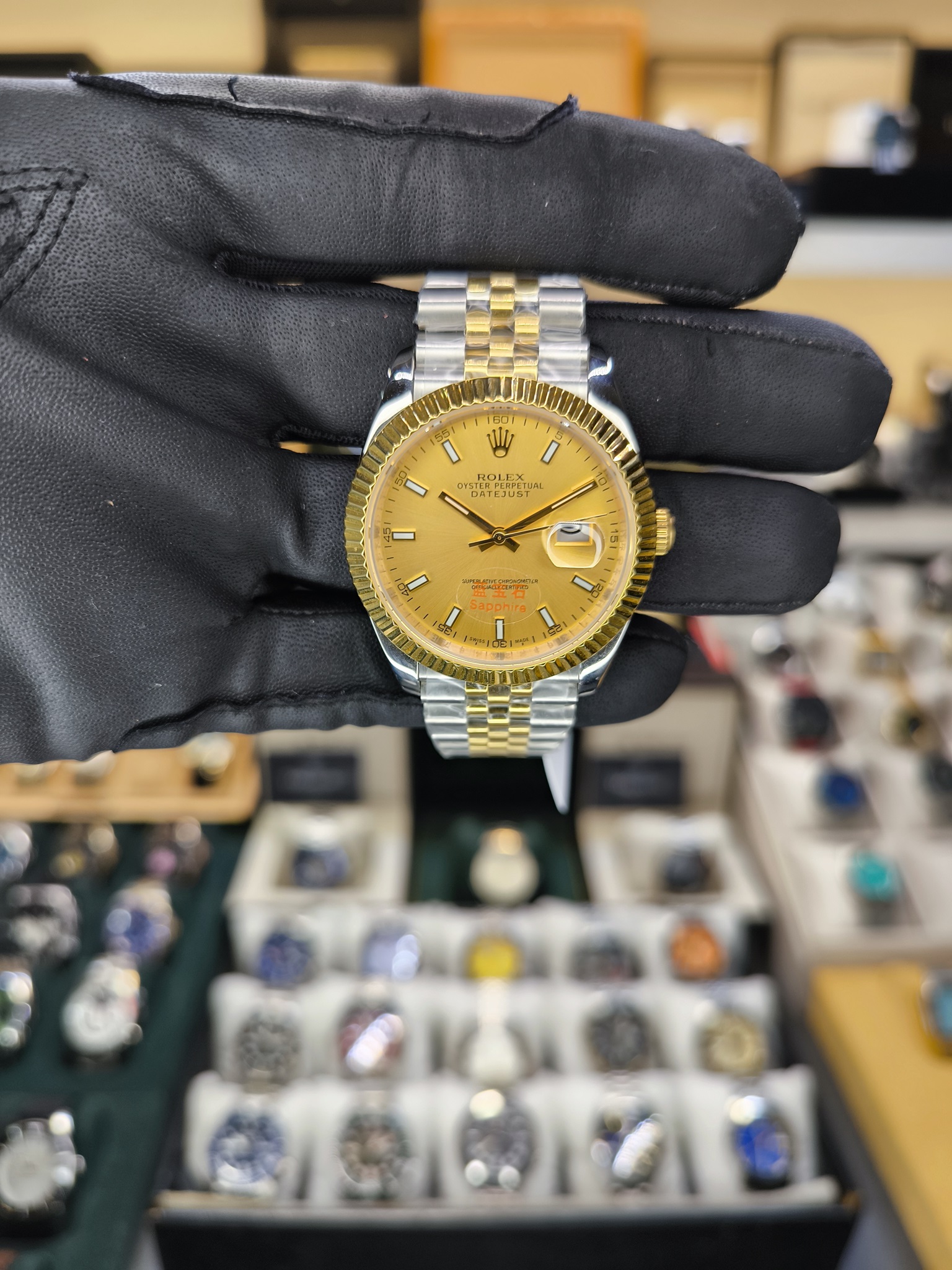DATEJUST OTOMATİK GOLD GÜMÜŞ