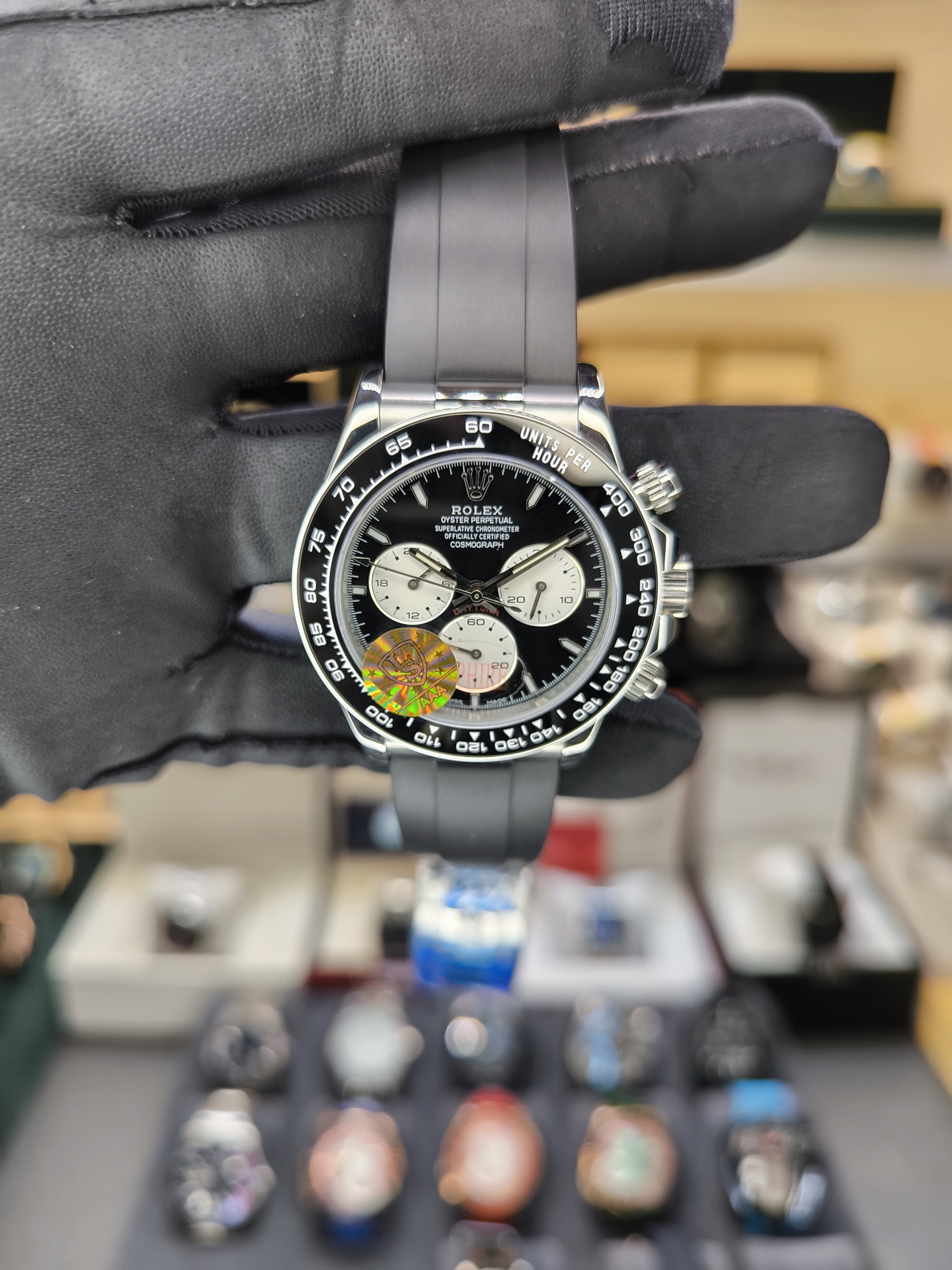 Daytona Cosmograph Transparan Kapak Otomatik