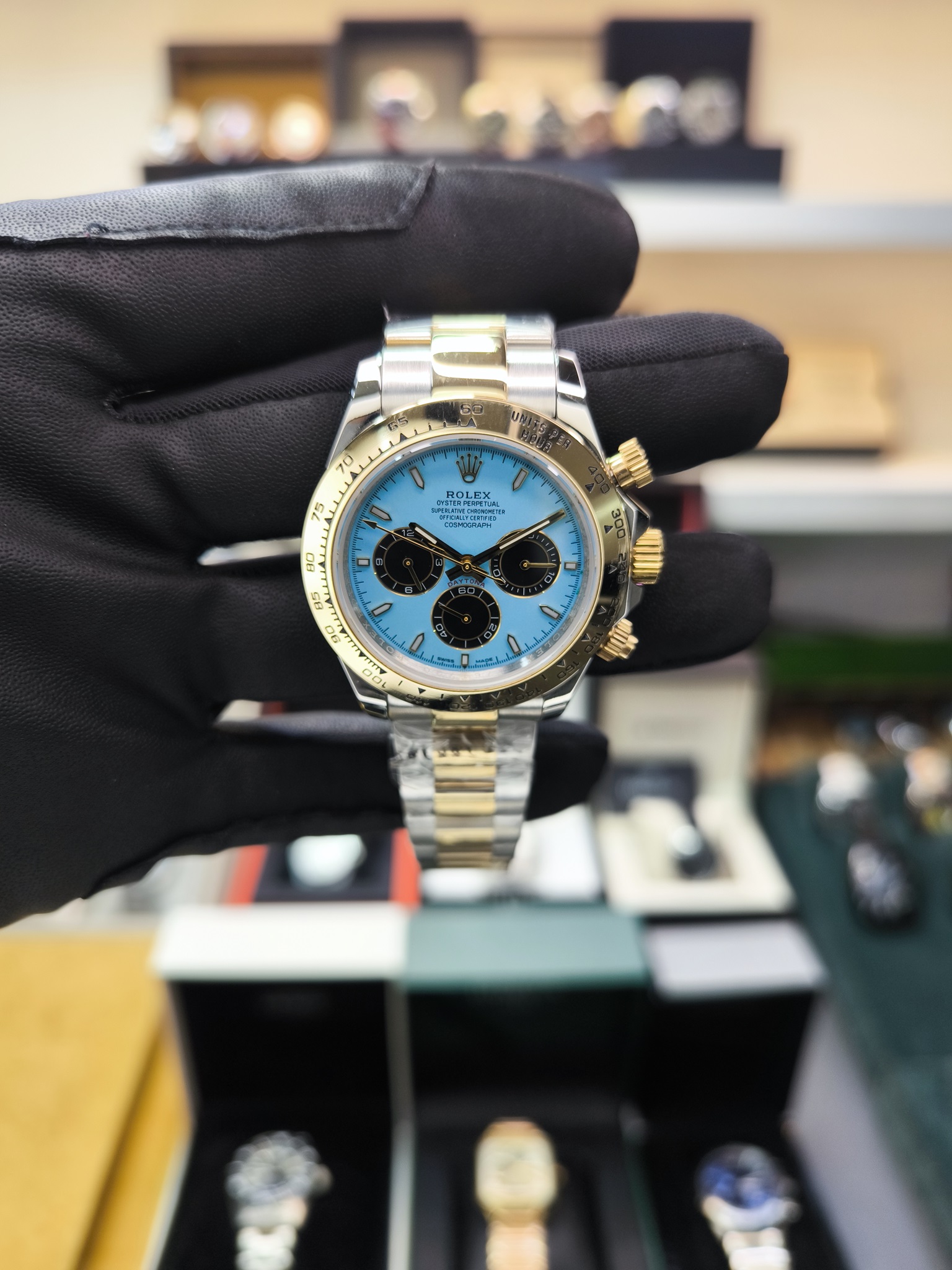 DAYTONA PANDA TURQUOISE OTOMATİK REPLİKA SAAT