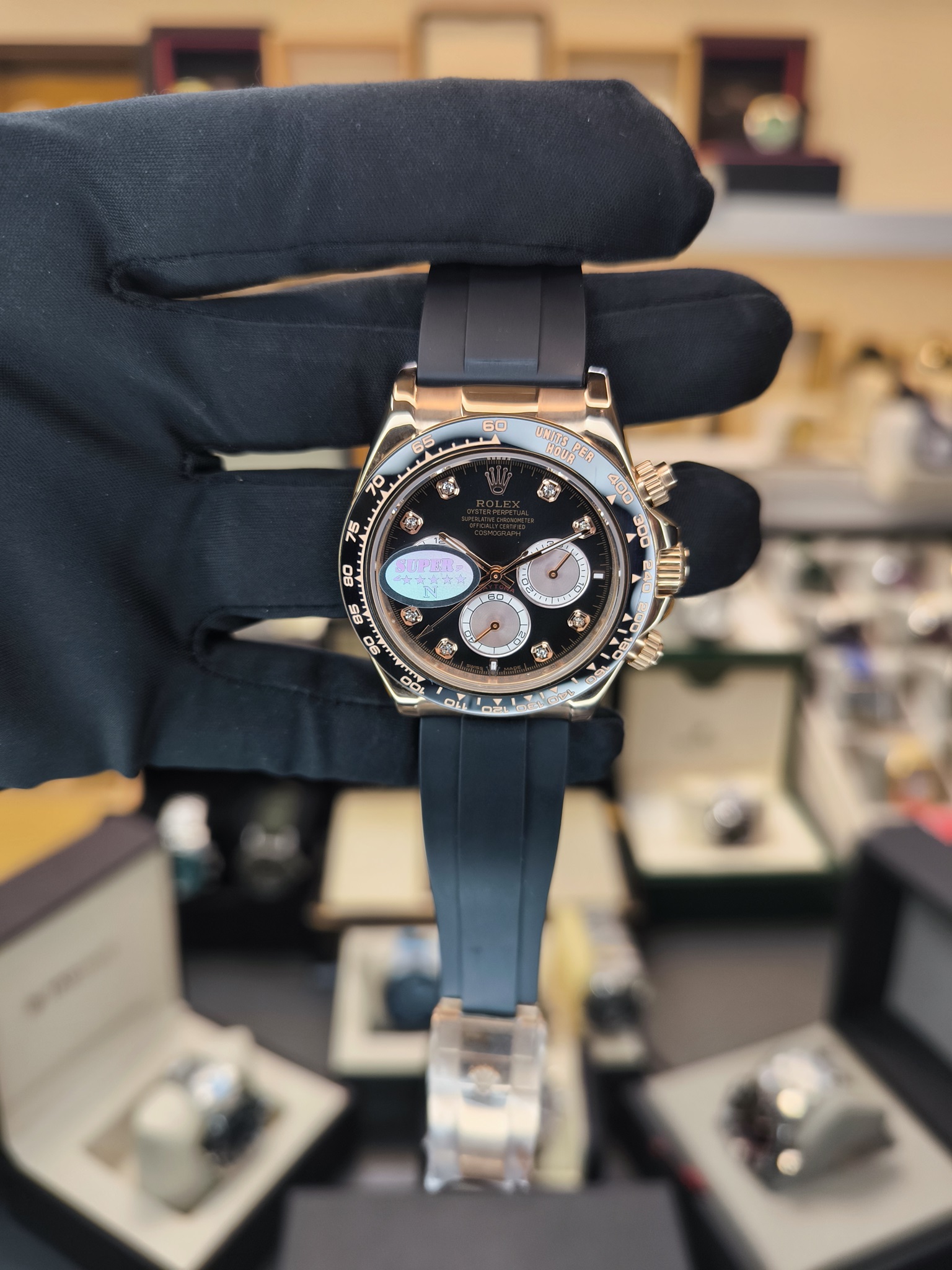 COMOGRAPH DAYTONA OTOMATİK SİYAH ROSE