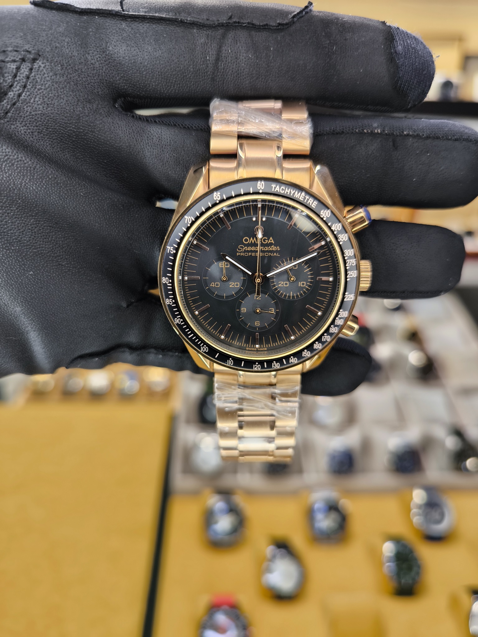MOONWATCH PROFESSIONAL SEDNA GOLD CHRONOGRAPH REPLİKA SAAT