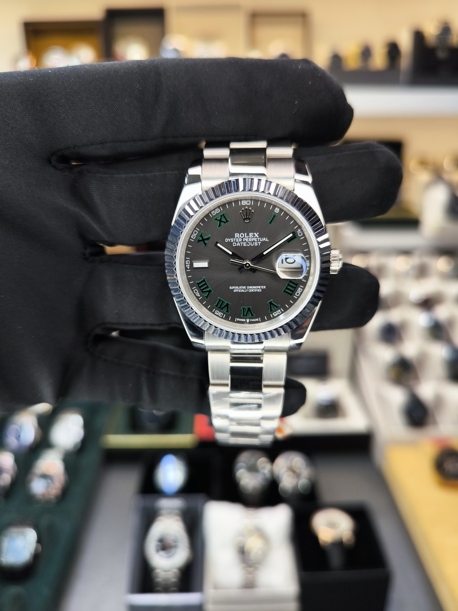 DATEJUST OTOMATİK GÜMÜŞ WIMBLEDON