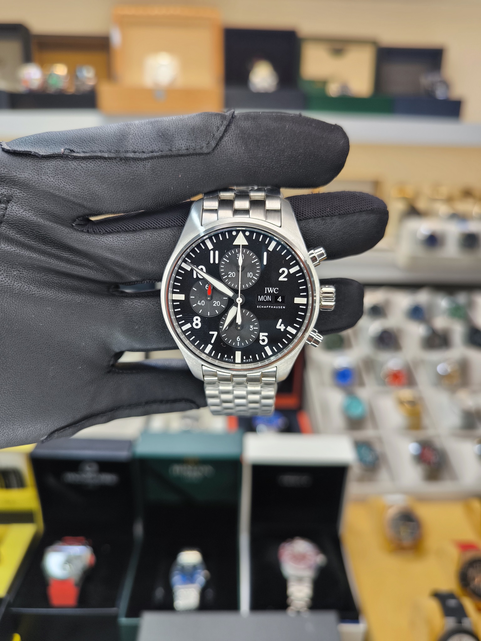 IWC PILOT'S WATCH CHRONOGRAPH IW377710 ETA SAAT