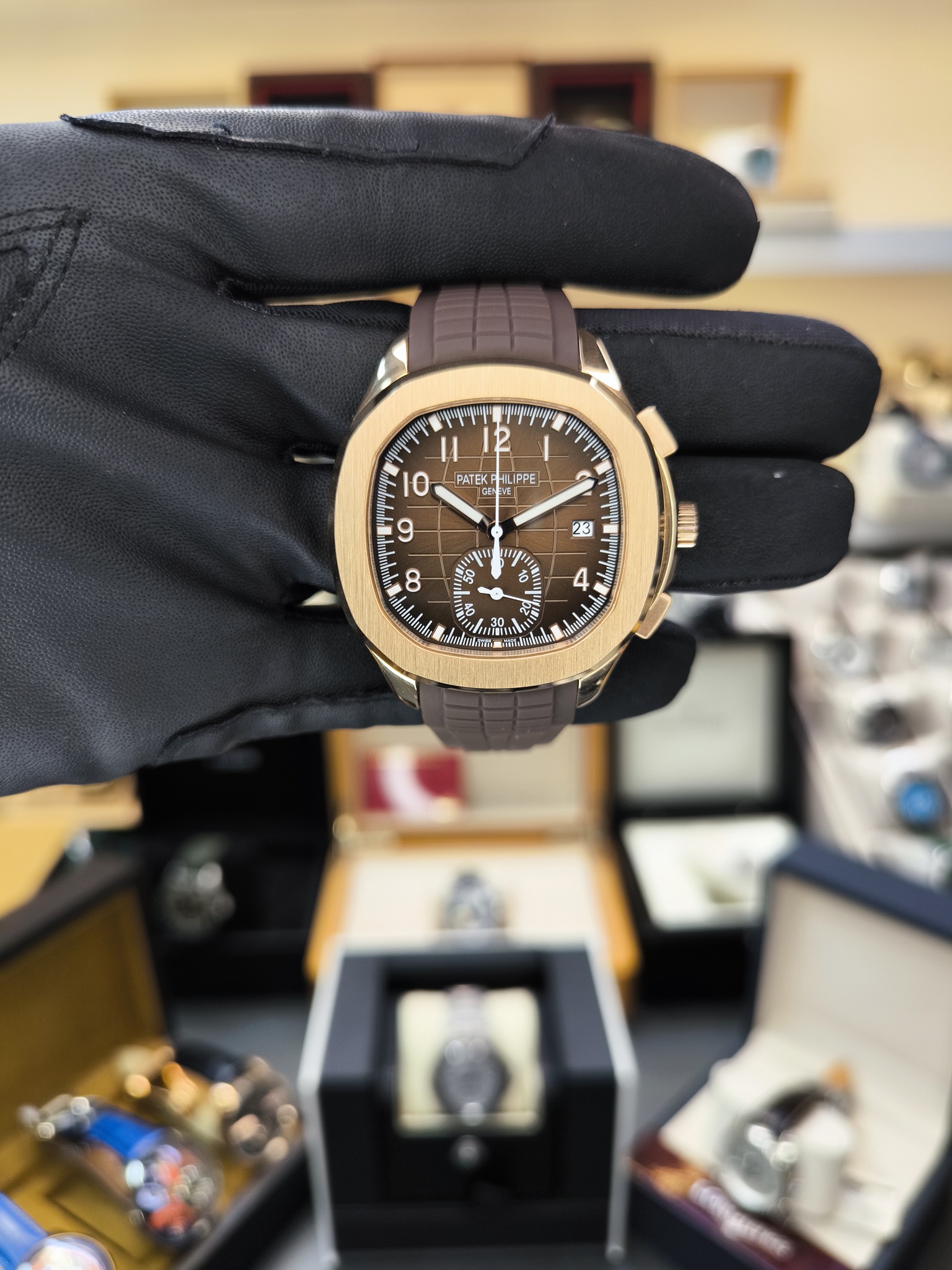 AQUANAUT 5968R-001 CHRONOGRAPH ETA SAAT