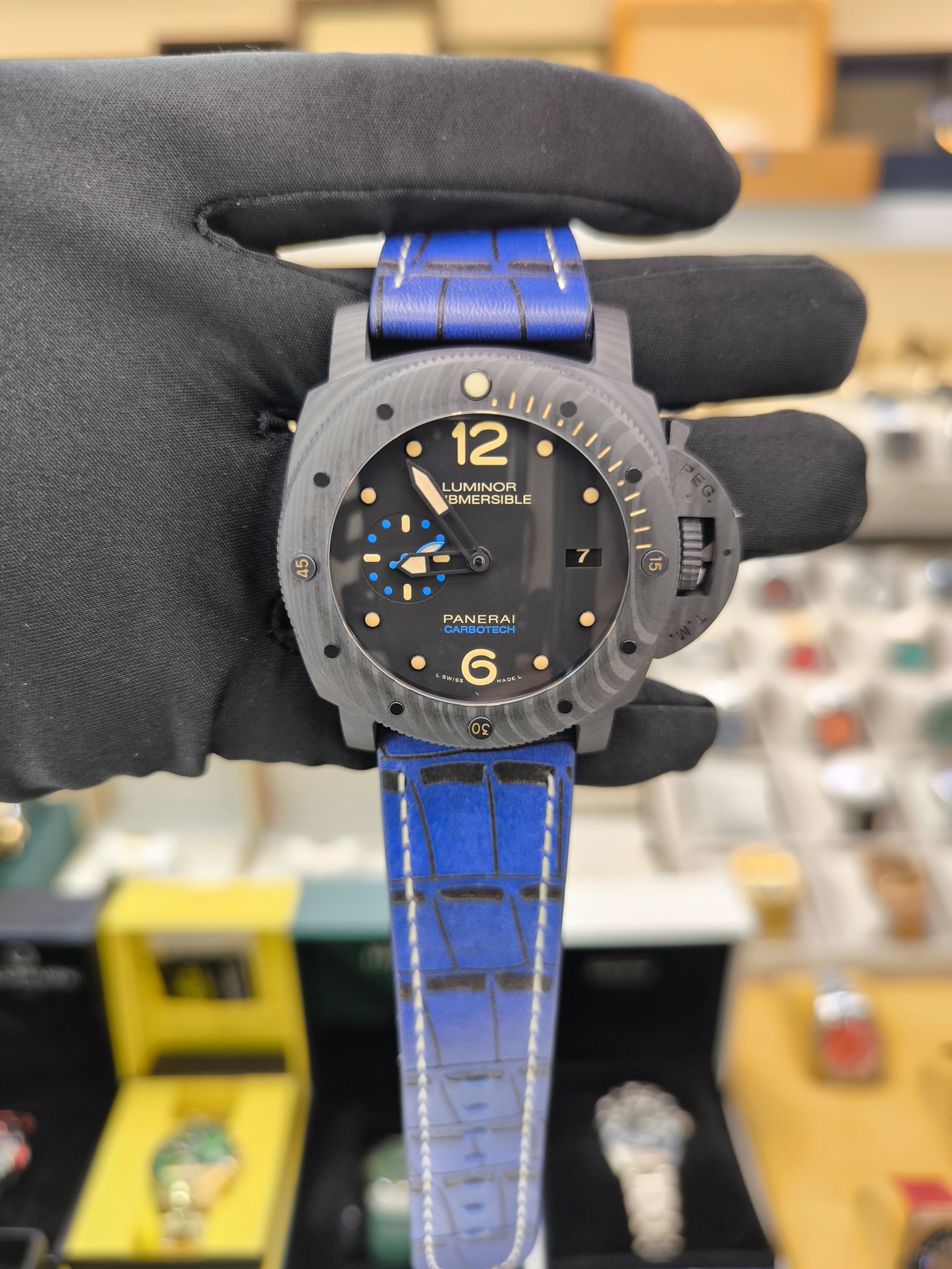 PANERAI SUBMERSIBLE CARBOTECH  ETA SAAT