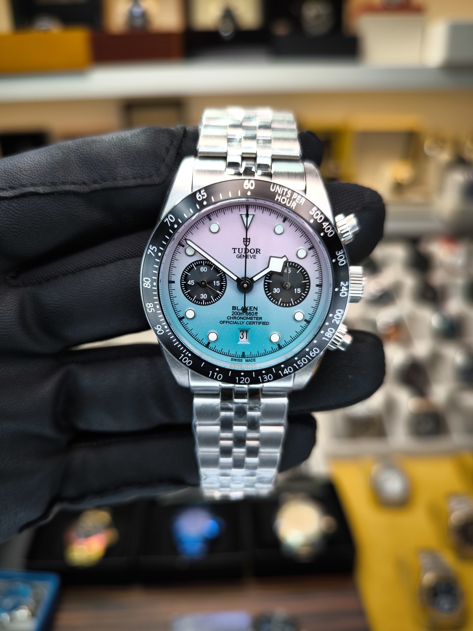 TUDOR BLACK BAY CHRONO BLAKEN JUBILEE ETA SAAT