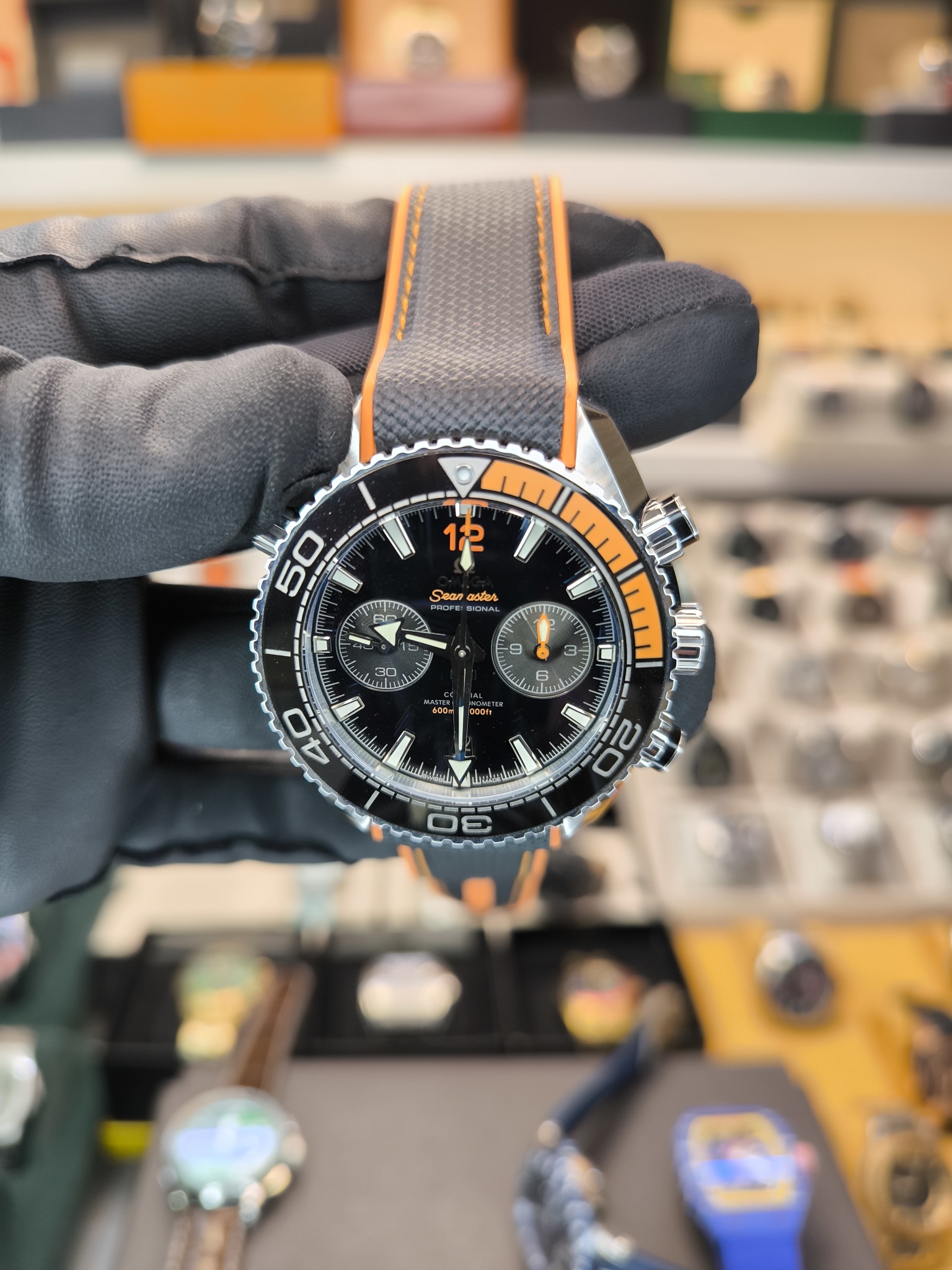 Omega Seamaster Planet Ocean 600 M Chronograph 45.5 MM 215.32.46.51.01.001 ETA SAAT