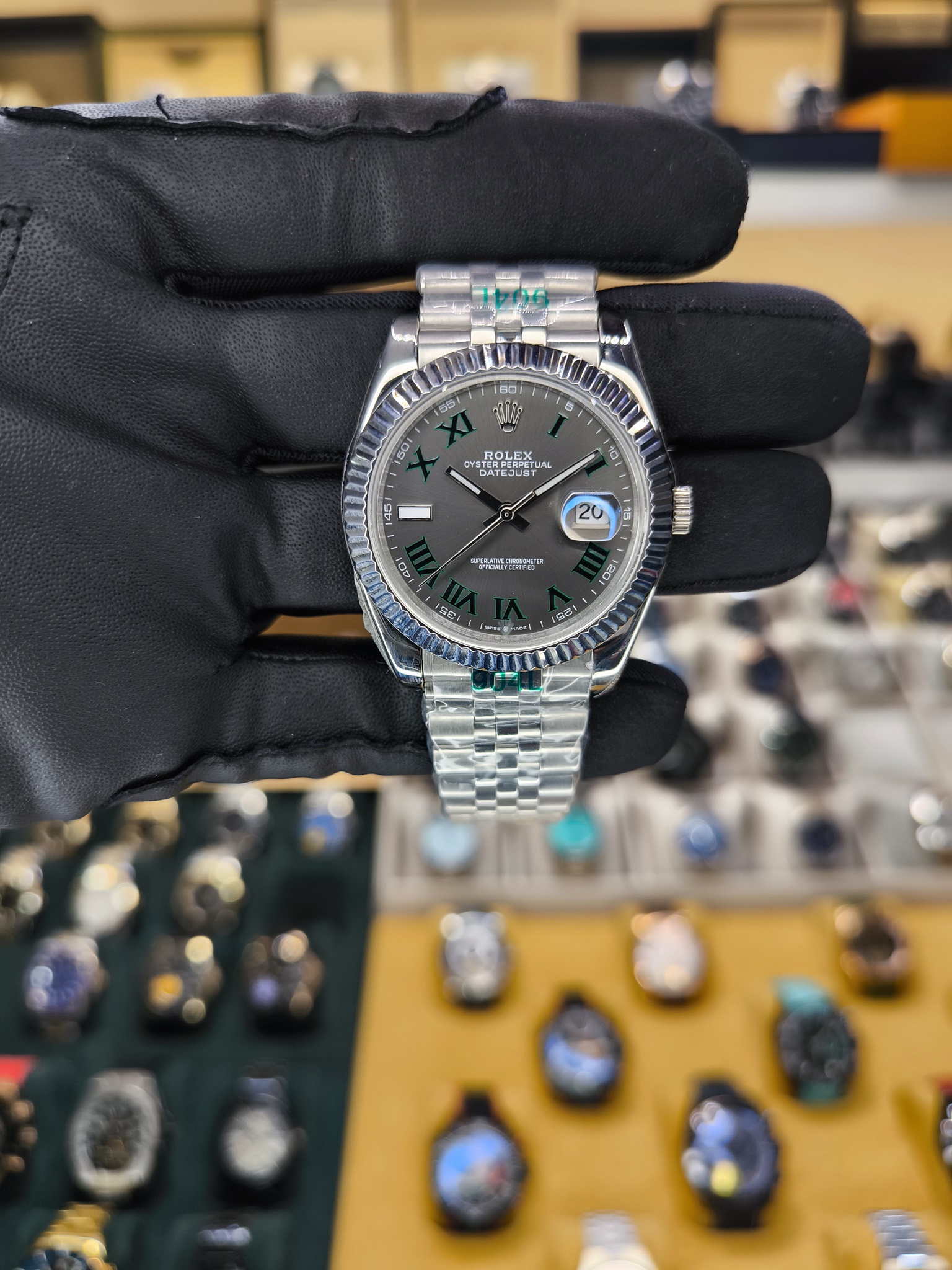 DATEJUST OTOMATİK GÜMÜŞ WIMBLEDON