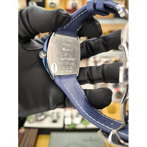 FRANCK MULLER V41 VANGUARD YACHTING POLISHED STAINLESS STEEL ETA SAAT