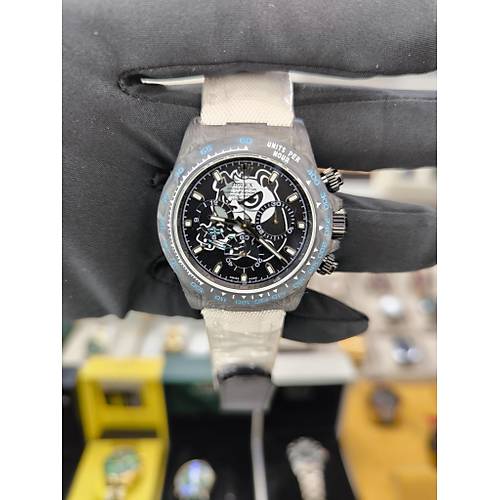 ROLEX DAYTONA DIW CARBON 4130 ETA SAAT