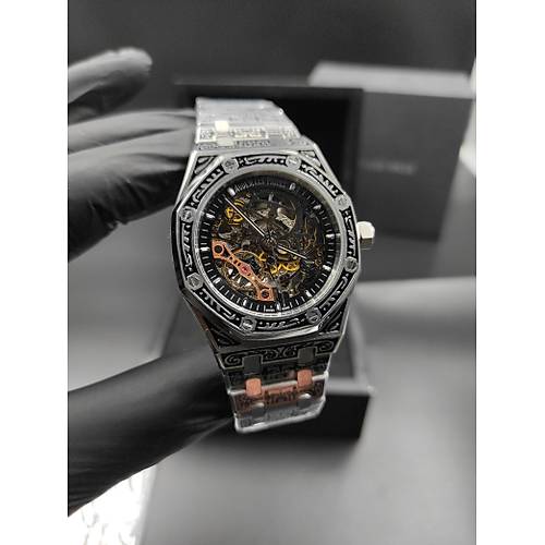 ROYAL OAK OPENWORKED SKELETON SILVER