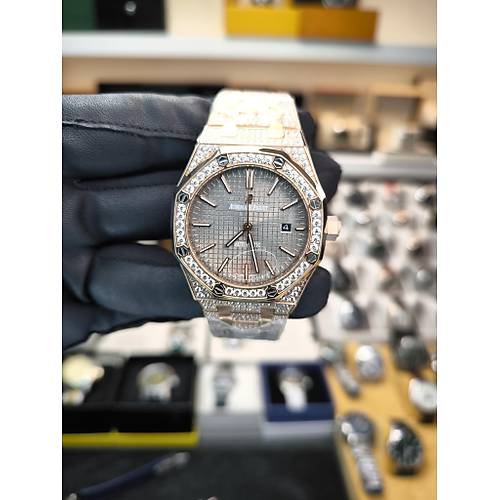 ROYAL OAK AUTOMATIC TALI KASA REPLKA SAAT