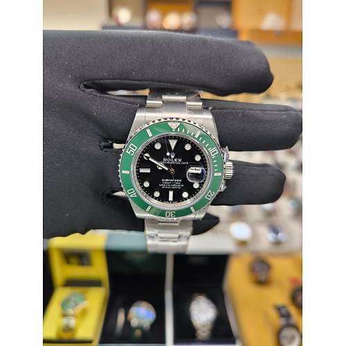 ROLEX SUBMARINER DATE KERMIT CLEAN FACTORY ETA SAAT